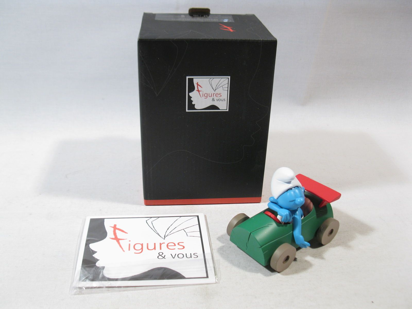 Kunstharzfigur Schlumpf im Auto figures et vous resin smurf puffi schtroumpf Kunstharzfigur Schlumpf im Auto figures et vous resin smurf puffi schtroumpf