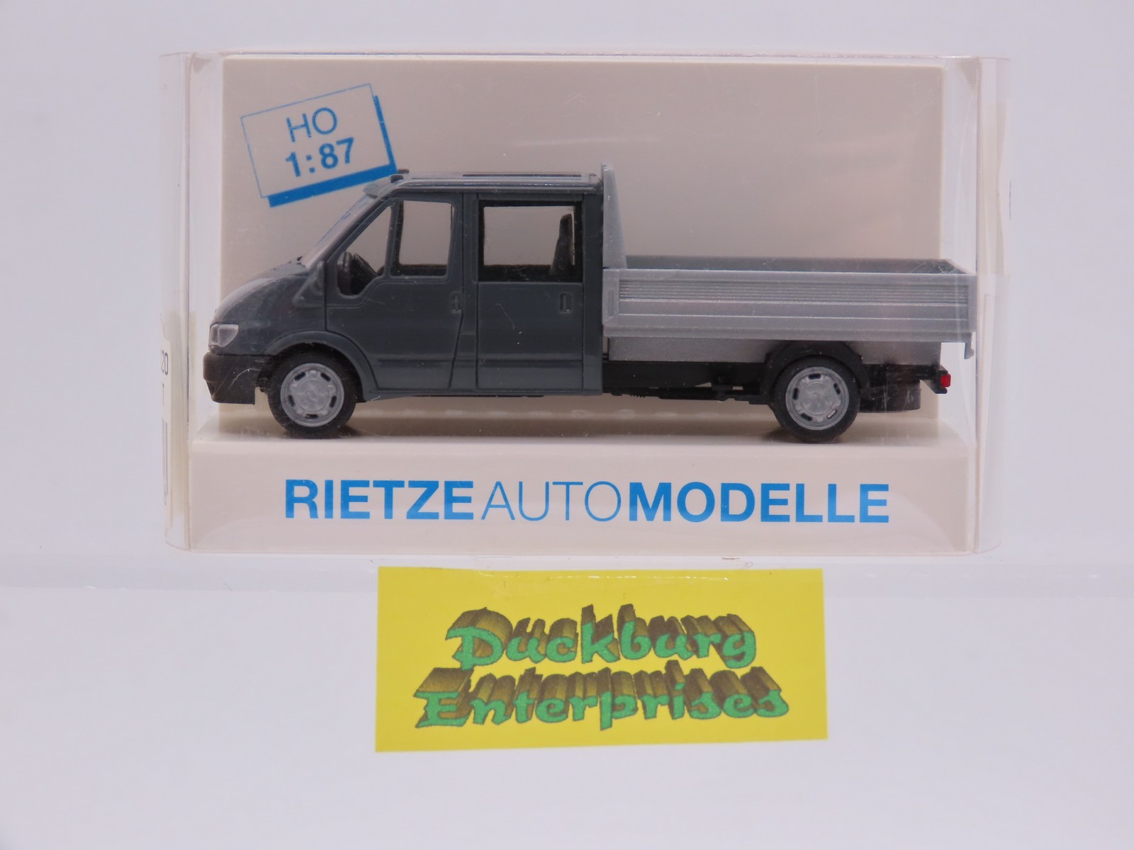 Rietze 11120 Ford Transit Doppelkabine Pritsche grau in OVP 1:87 187961 Rietze 11120 Ford Transit Doppelkabine Pritsche grau in OVP 1:87 187961