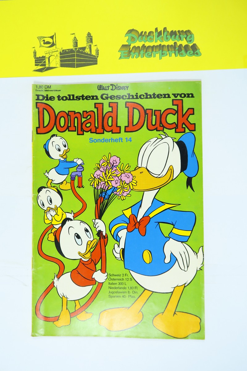 tollsten Geschichten von Donald Duck Nr. 14  Ehapa im Zustand (1-2/2 ). 161945
