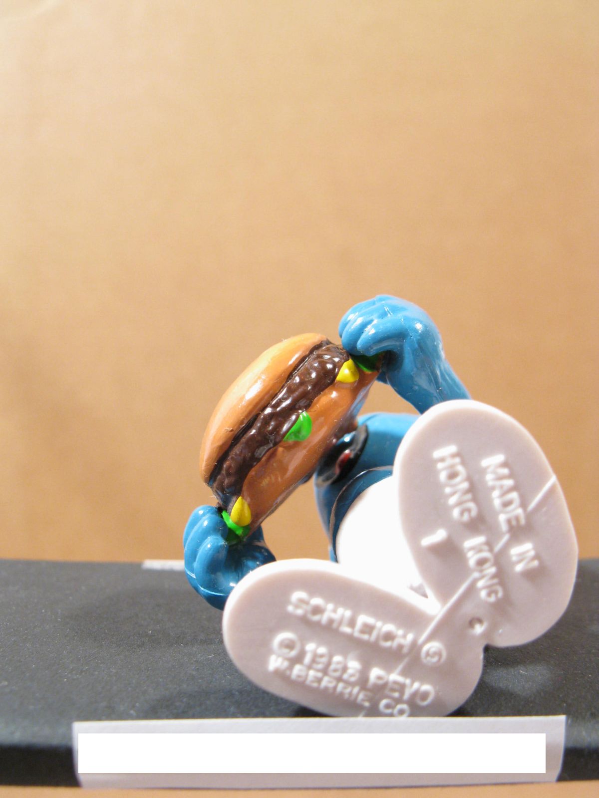 Hamburger Schlumpf Variante 161b  Schleich # 20158 smurf puffi schtroumpf 27624+