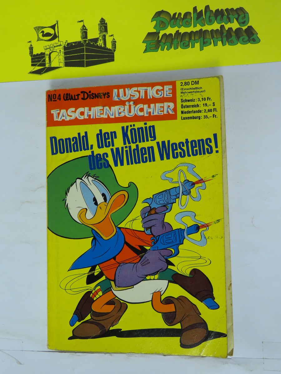 Donald Duck Lustiges Taschenbuch Nr. 4 ERSTAUFLAGE Ehapa im Z (3). 171389 Donald Duck Lustiges Taschenbuch Nr. 4 ERSTAUFLAGE Ehapa im Z (3). 171389