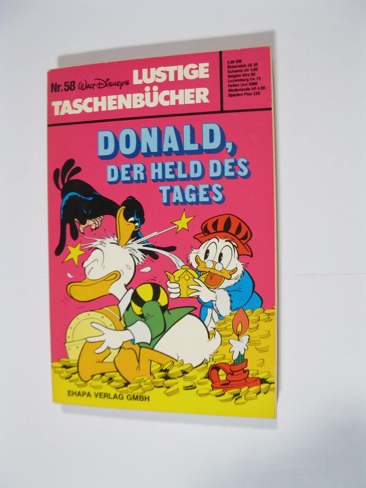 Donald Duck Lustiges Taschenbuch Nr. 58 ERSTAUFLAGE Ehapa Z (1/1-2). 116213 Donald Duck Lustiges Taschenbuch Nr. 58 ERSTAUFLAGE Ehapa Z (1/1-2). 116213