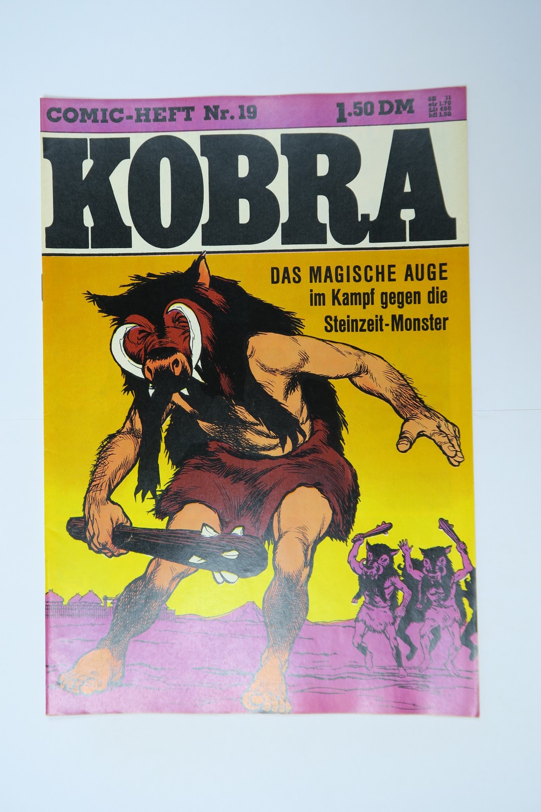 Kobra Comic 1976/19  Gevacur im Zustand (1). 150129