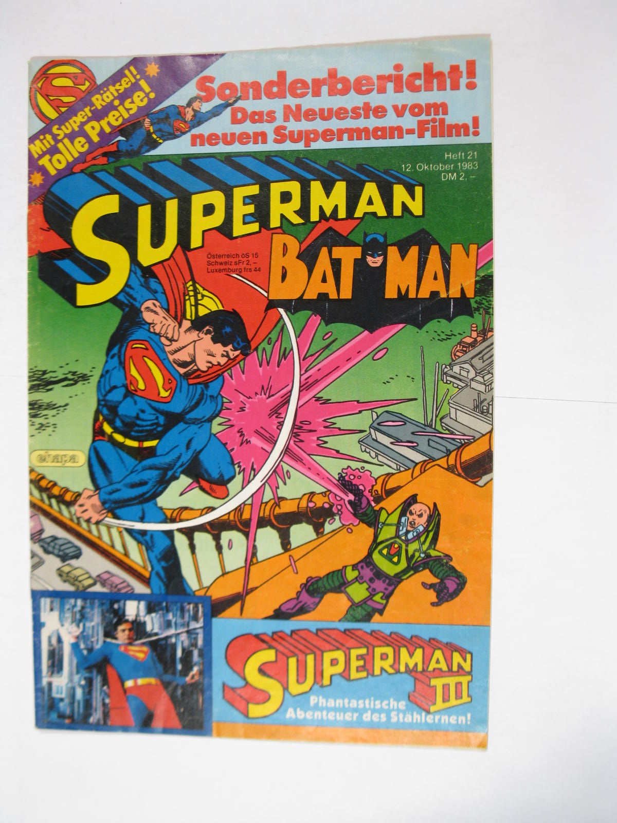 Superman Comic 1983/21  Ehapa im Zustand (1-2/2). 114341