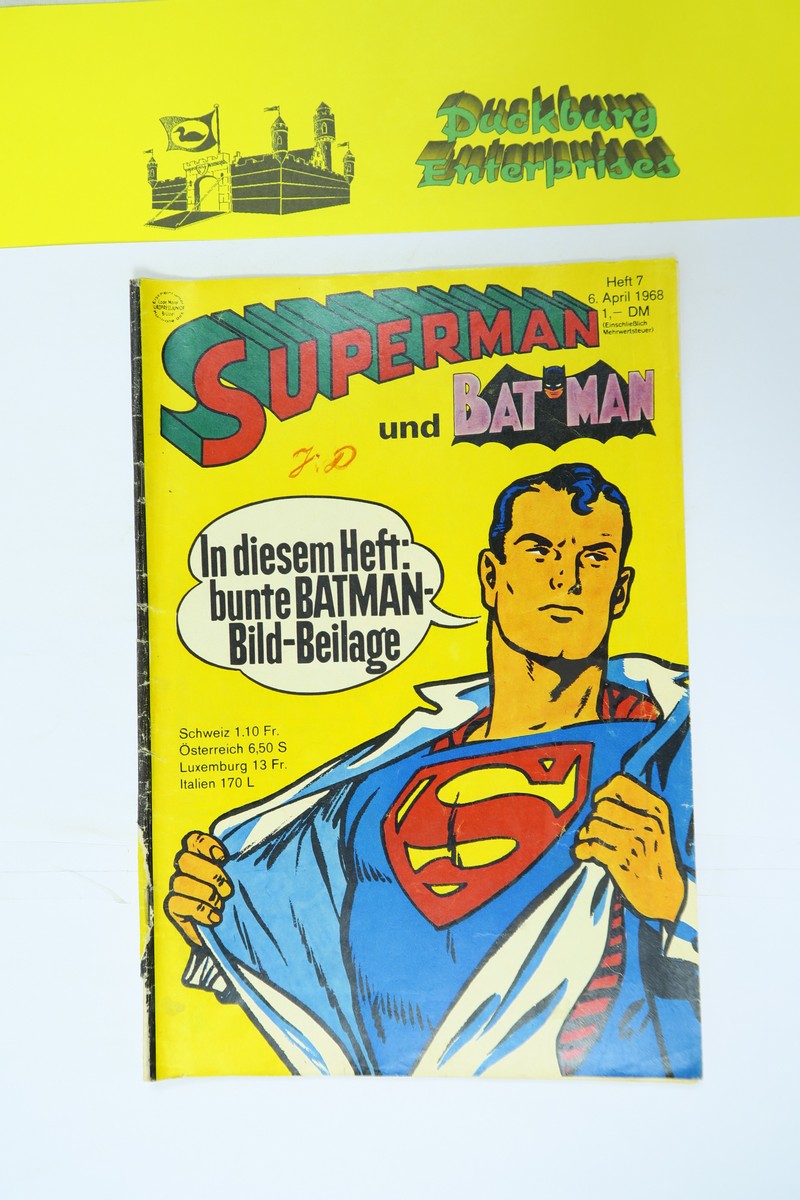 Superman Comic 1968/ 7 Ehapa im Zustand (3 NZ). 153665 Superman Comic 1968/ 7 Ehapa im Zustand (3 NZ). 153665