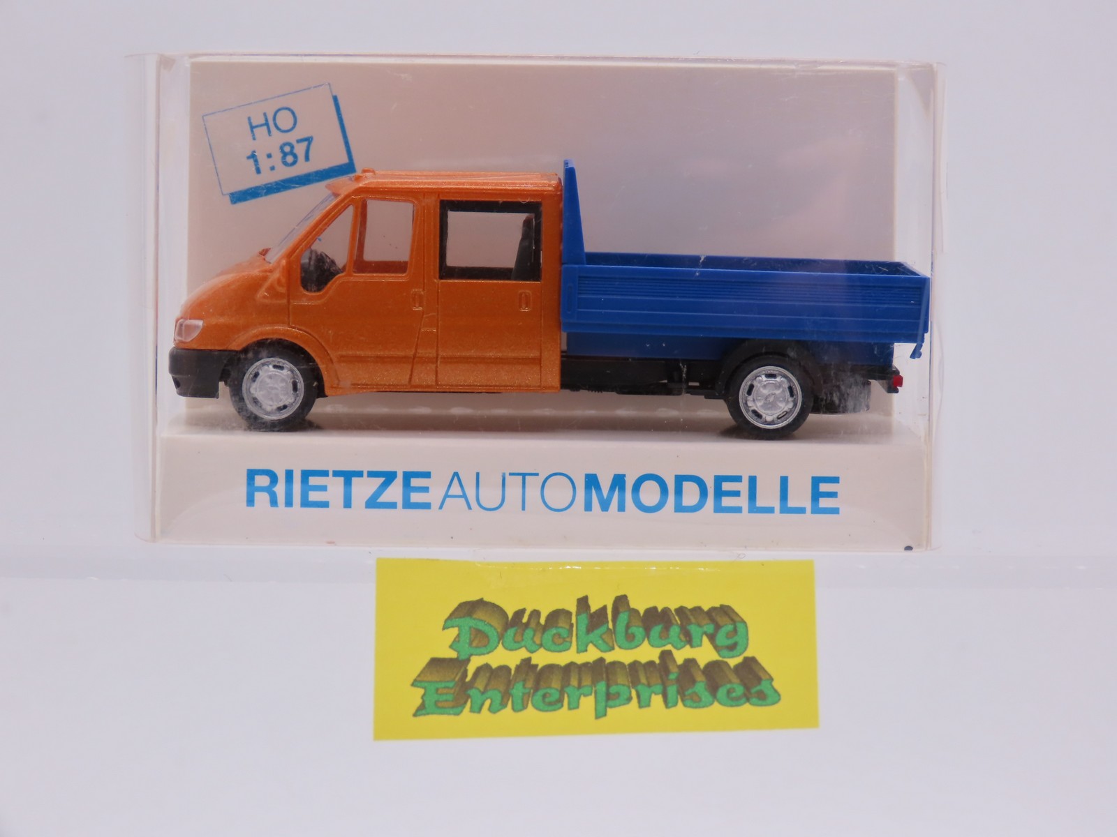 Rietze x Ford Transit Doppelkabine Pritsche kupferfarben in OVP 1:87 187963 Rietze x Ford Transit Doppelkabine Pritsche kupferfarben in OVP 1:87 187963