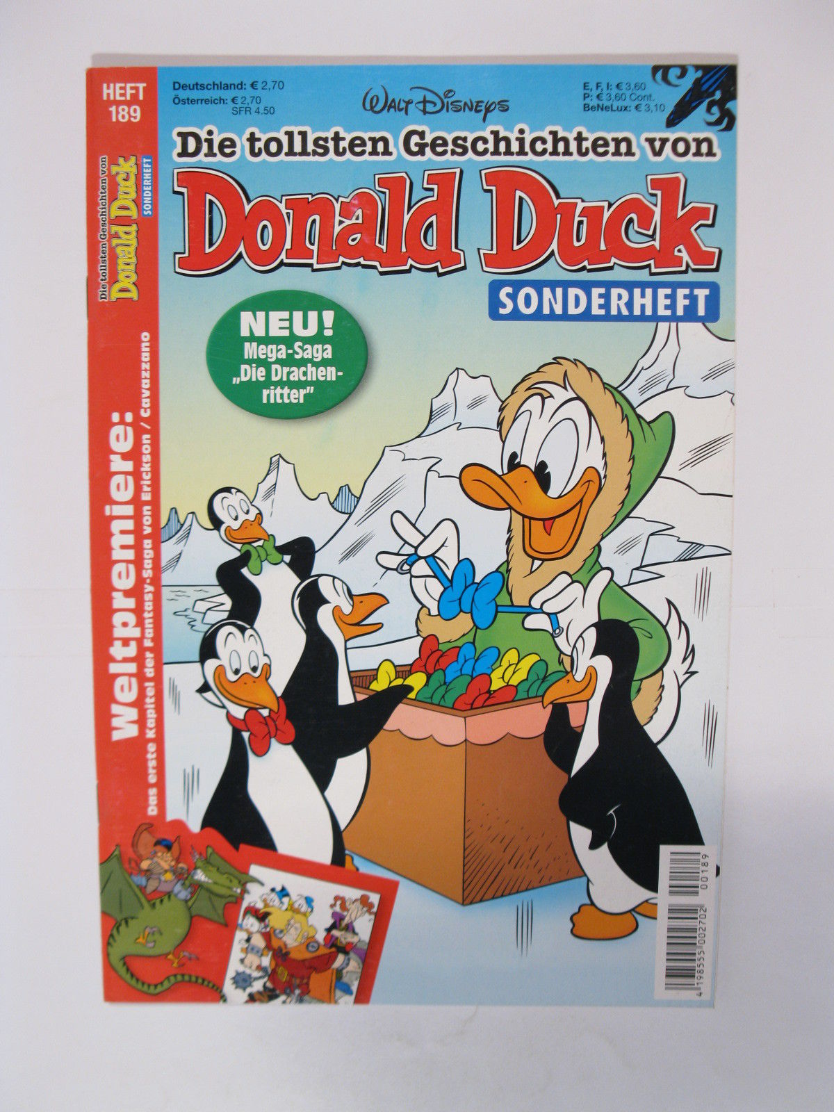tollsten Geschichten Donald Duck 189 Ehapa Verlag im Zustand (1). 58943 tollsten Geschichten Donald Duck 189 Ehapa Verlag im Zustand (1). 58943
