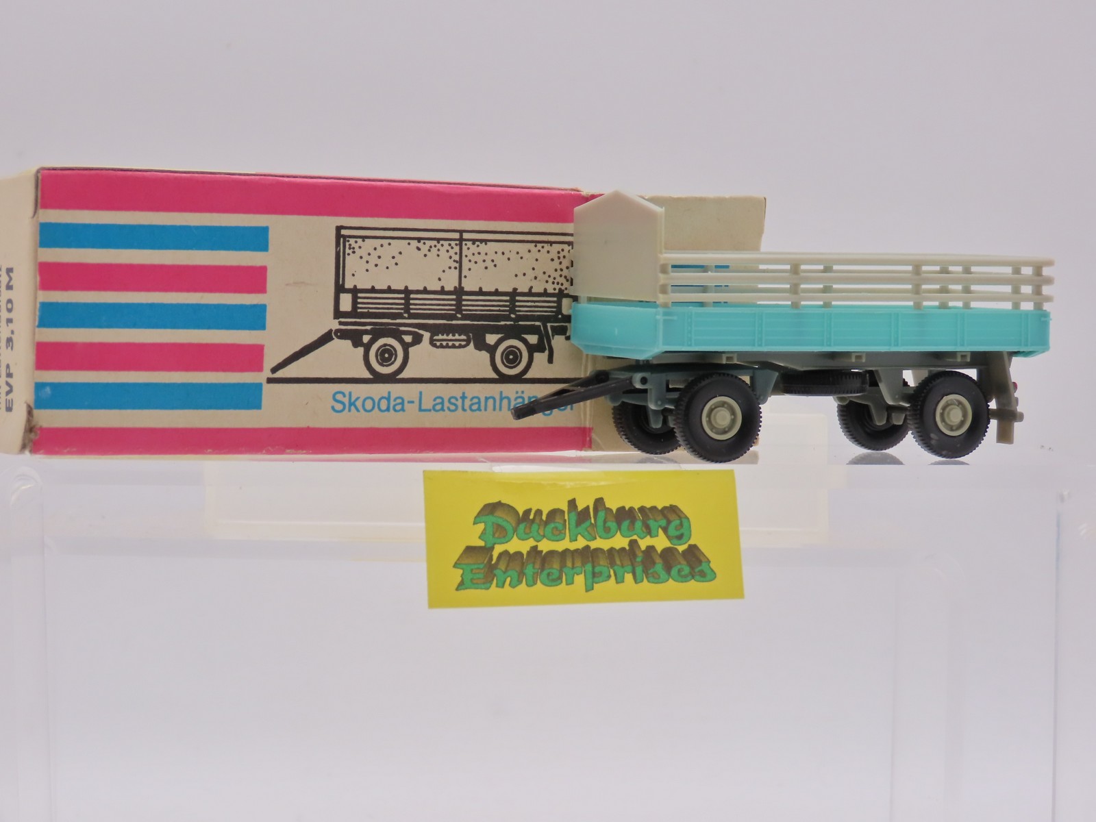 Permot 39900015 Skoda Lastanhänger Lattenaufsatz DDR grün in OVP 1:87 188657 Permot 39900015 Skoda Lastanhänger Lattenaufsatz DDR grün in OVP 1:87 188657