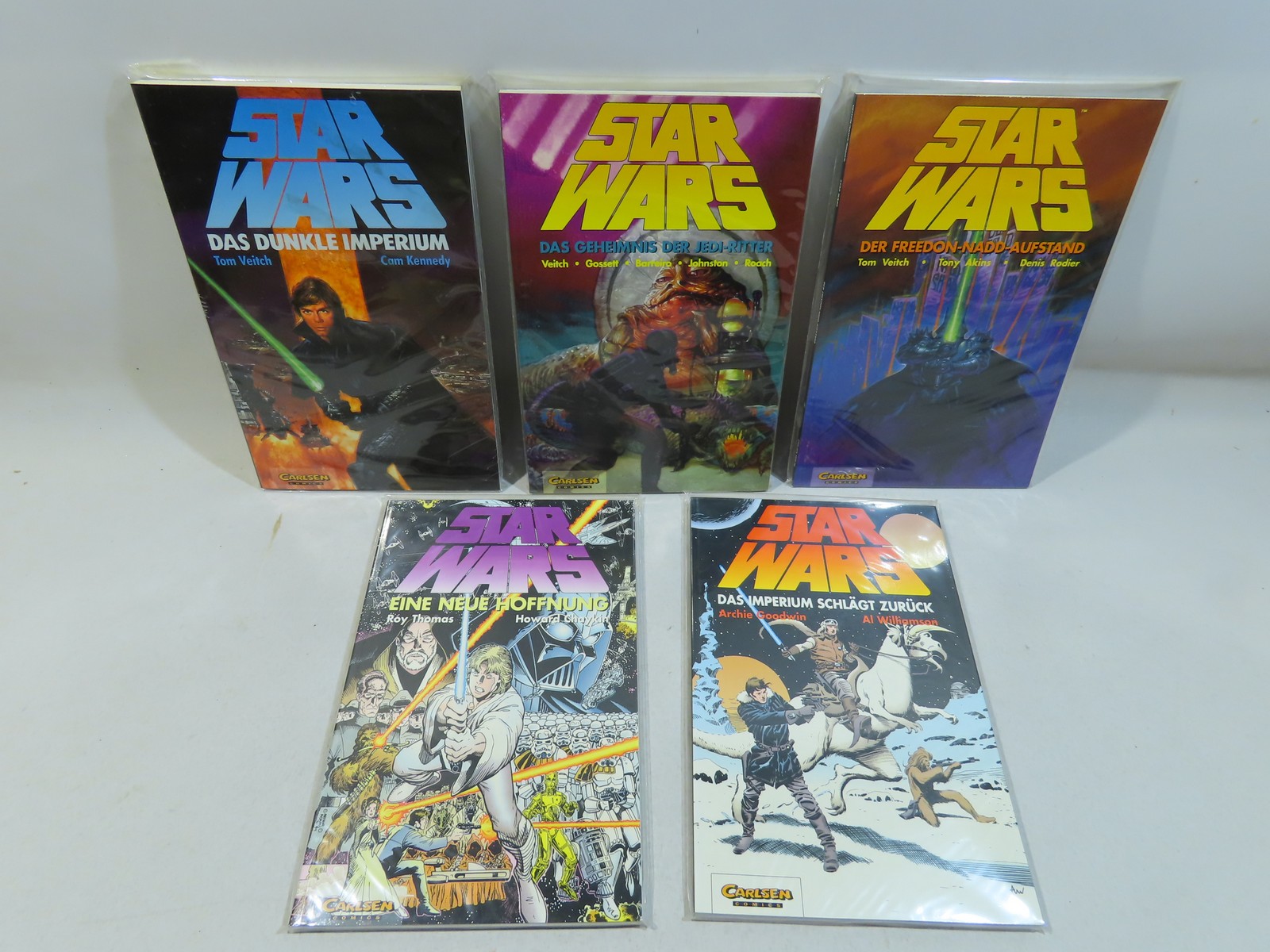 10x Star Wars  Nr. 1-7,11,12,14  zus. Carlsen Verlag   im Zustand (0-1 ). 190305
