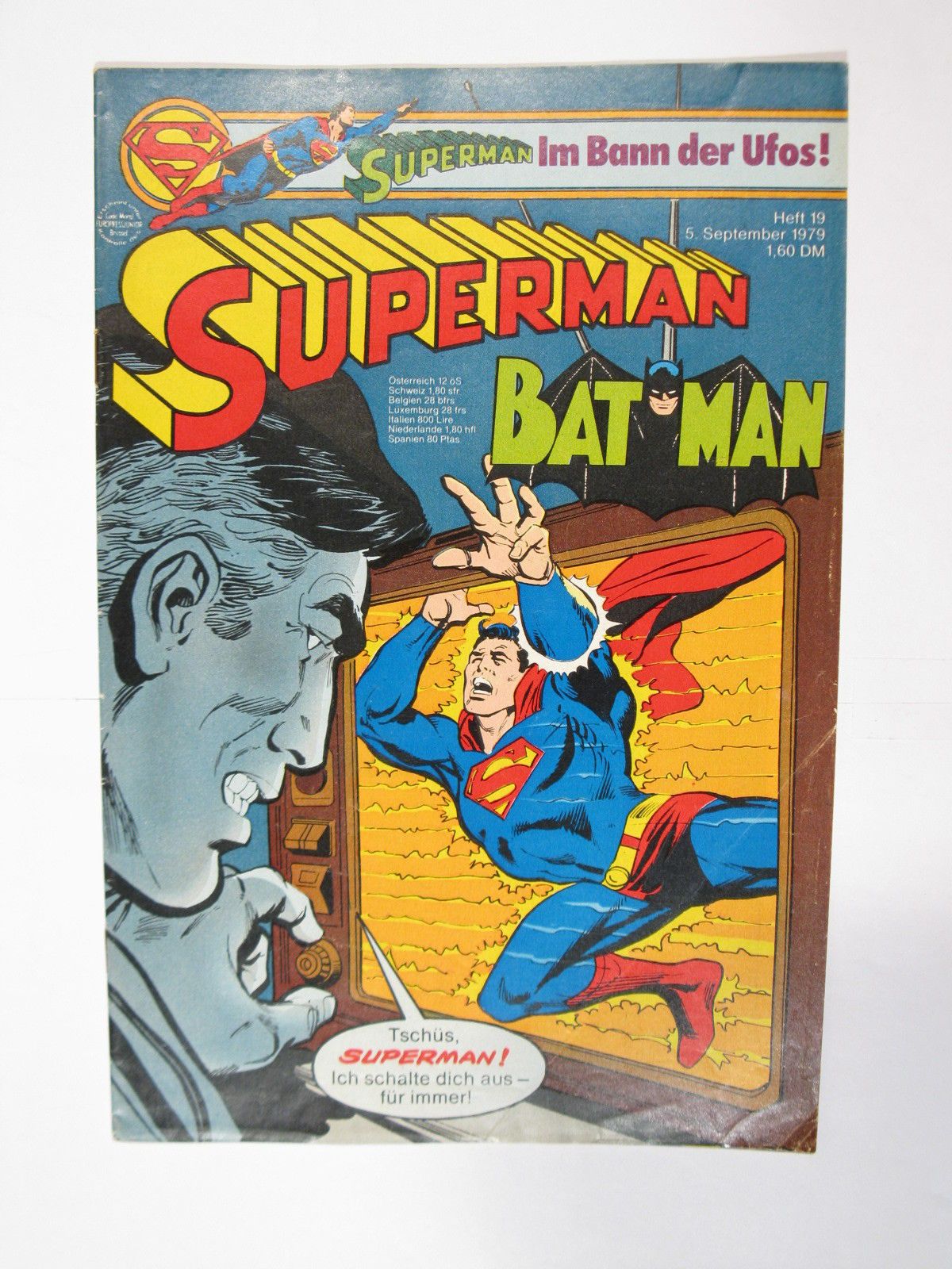 Superman Comic 1979/19 Ehapa im Zustand (1-2). 66813 Superman Comic 1979/19 Ehapa im Zustand (1-2). 66813
