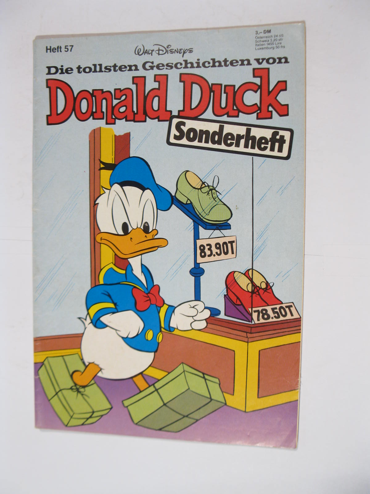 tollsten Geschichten von Donald Duck Nr. 57 Ehapa Vlg. im Z (1-2). 110711 tollsten Geschichten von Donald Duck Nr. 57 Ehapa Vlg. im Z (1-2). 110711