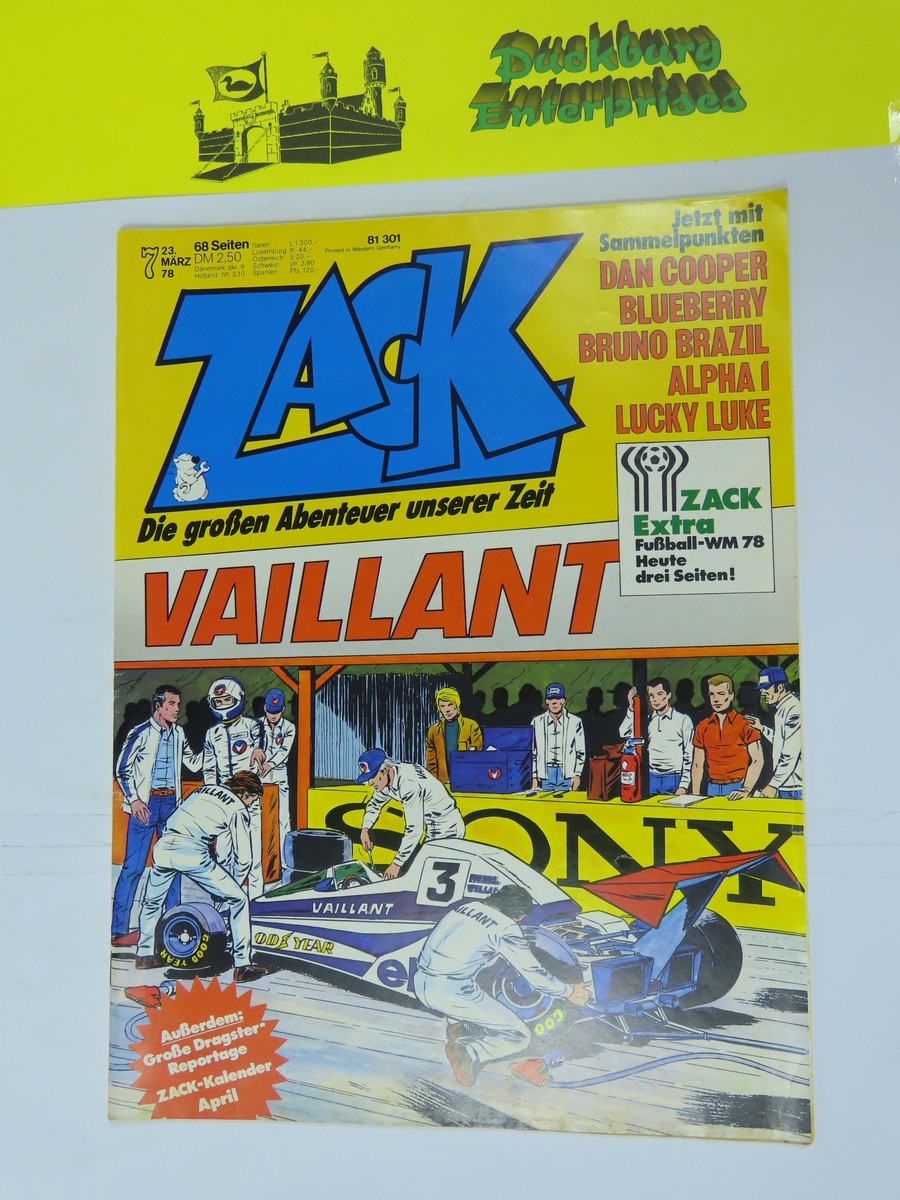 ZACK Comic Nr. 78/ 7 Koralle Vlg. im Zustand (1/1-2). 151679 ZACK Comic Nr. 78/ 7 Koralle Vlg. im Zustand (1/1-2). 151679