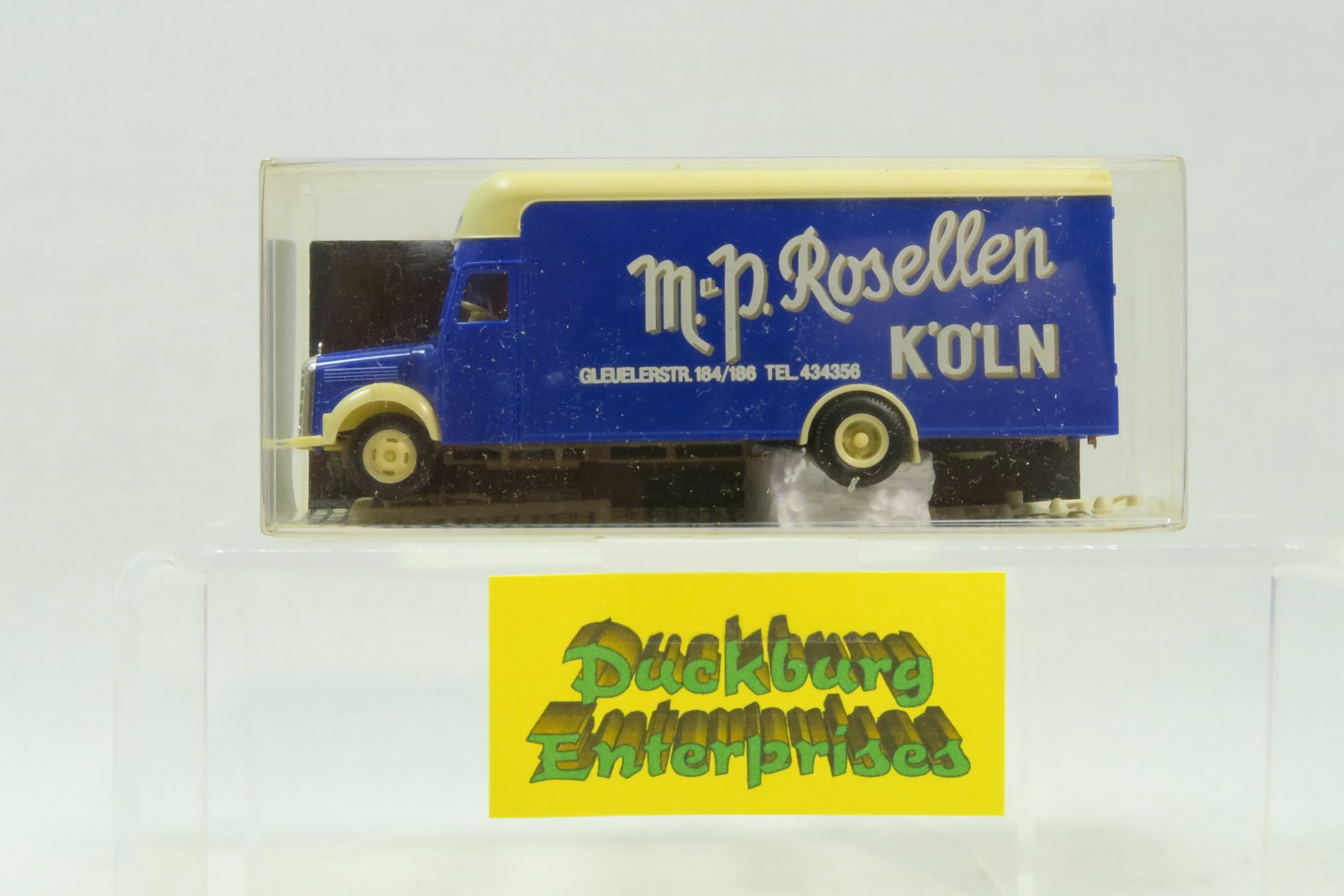 Albedo 1:87 LKW x Mercedes MB Koffer Rosellen Köln in OVP 174391 Albedo 1:87 LKW x Mercedes MB Koffer Rosellen Köln in OVP 174391