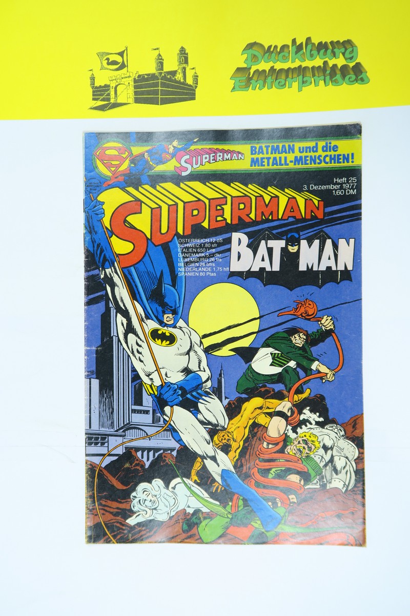 Superman Comic 1977/25 Ehapa im Zustand (1-2/2). 162399 Superman Comic 1977/25 Ehapa im Zustand (1-2/2). 162399
