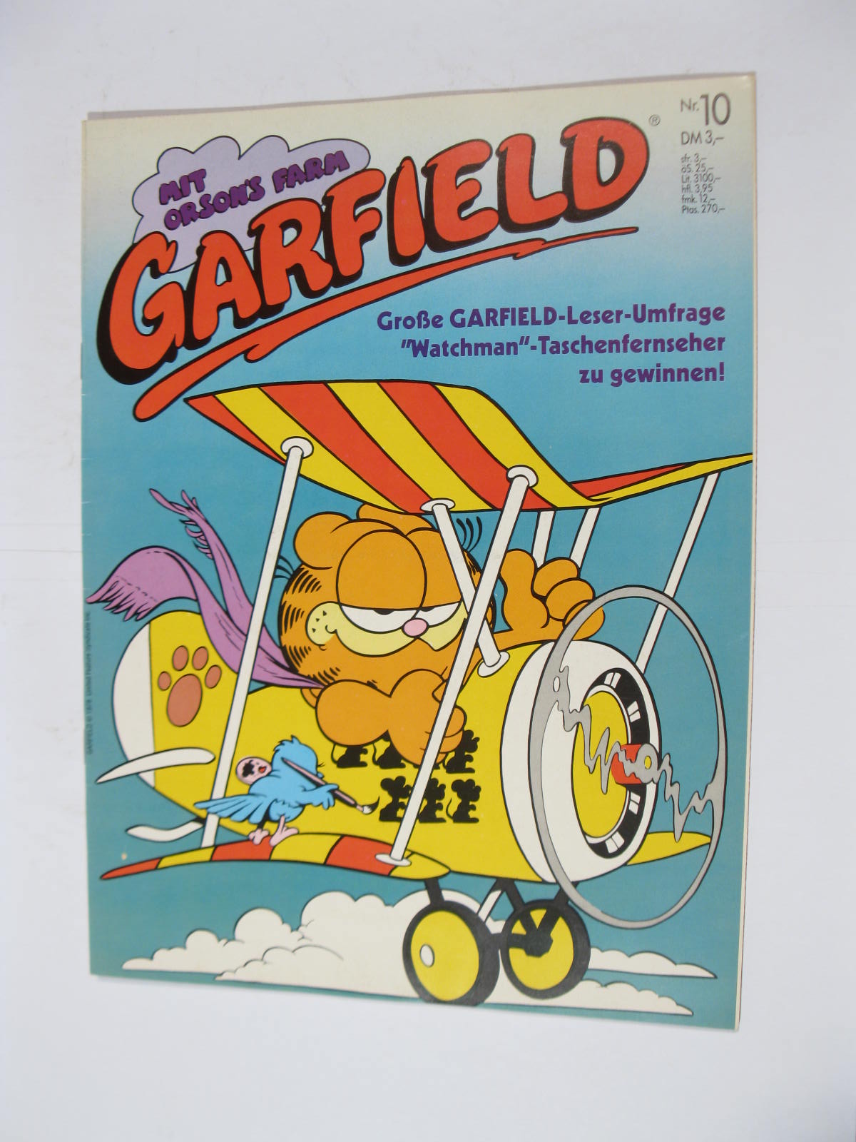 Garfield GbÜ Nr. 1987/10 mit Beilage Bavaria Vlg. im Z (1). 111245 Garfield GbÜ Nr. 1987/10 mit Beilage Bavaria Vlg. im Z (1). 111245