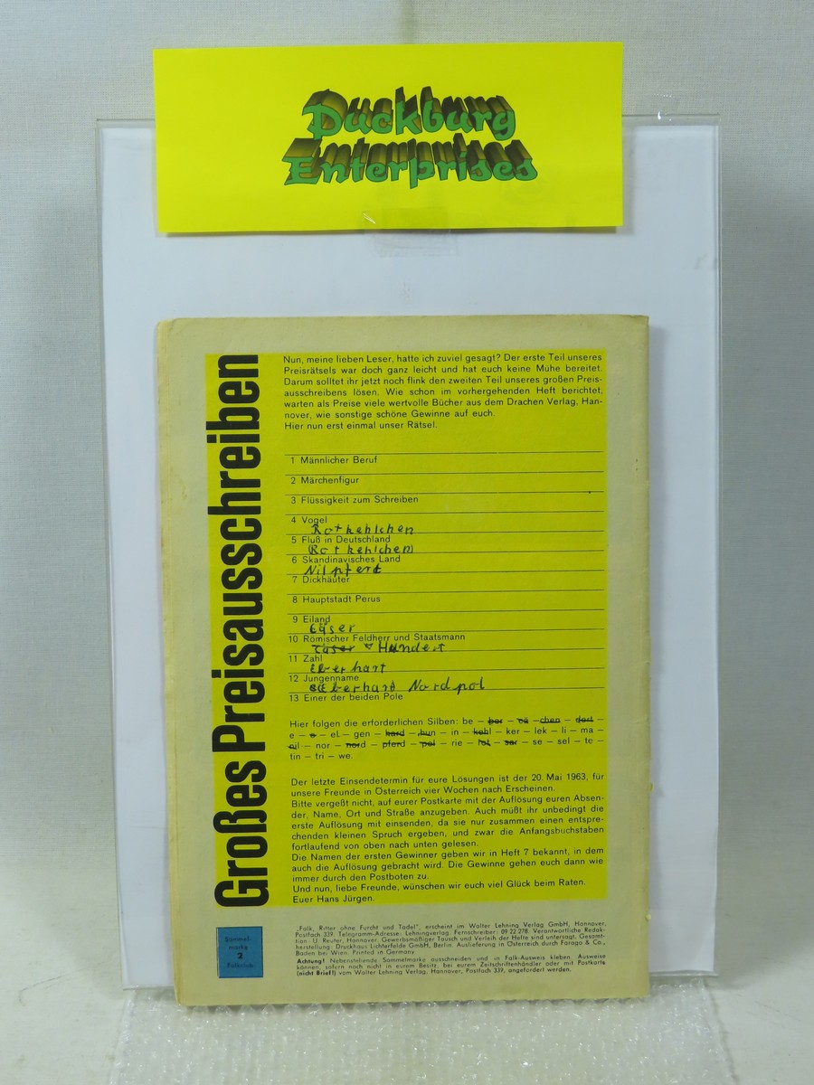 Falk Großband  Nr.    2  Lehning im Zustand (3 NZ ). 158717