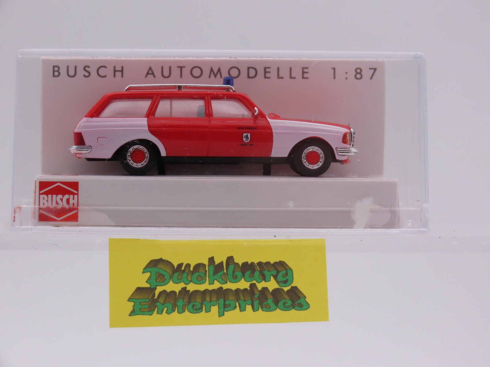 Busch 46803 Mercedes Benz W 123 Feuerwehr Singen rot in OVP 1:87 187705 Busch 46803 Mercedes Benz W 123 Feuerwehr Singen rot in OVP 1:87 187705
