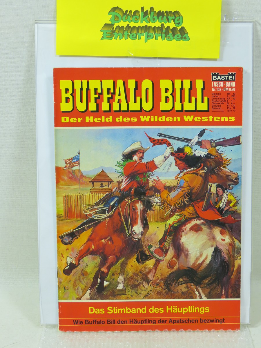 Lasso / Buffalo Bill Nr. 152  Bastei im Zustand (1-2/2 ). 196015