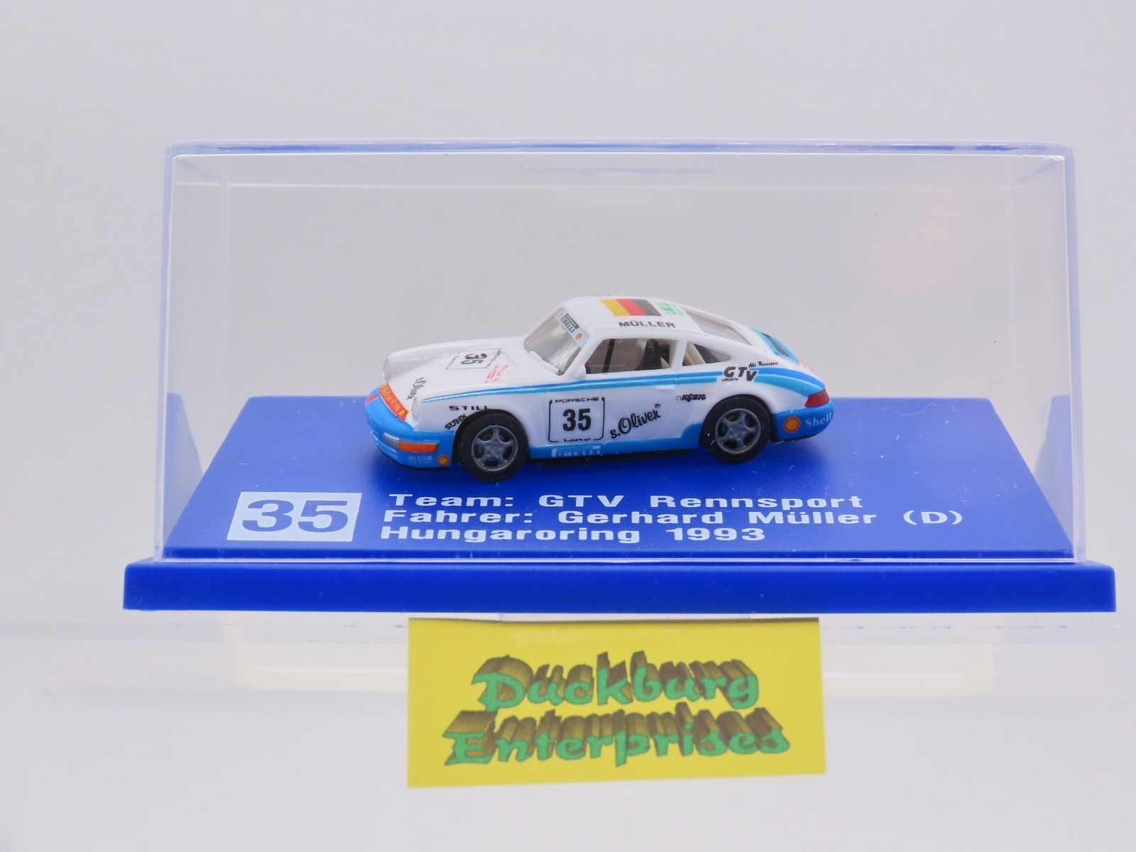 Euromodell Porsche 911 GTV Rennsport Müller # 35 Hungaroring 1993 1:87 188073