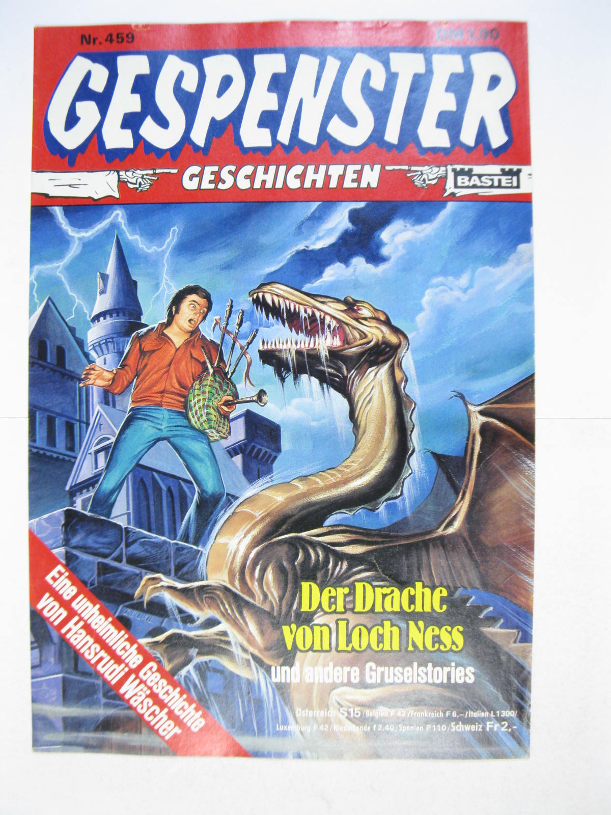 Gespenster Geschichten Nr. 459  Wäscher Bastei im Z (1). 127819
