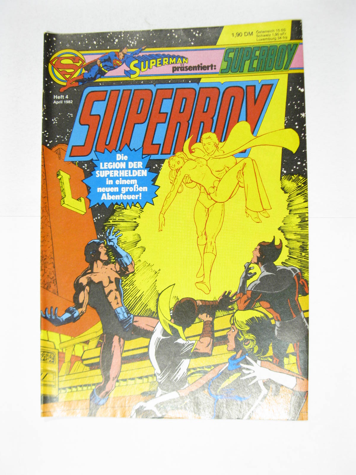 Superboy Nr. 1982/ 4 Ehapa im Zustand (1/1-2). 124057 Superboy Nr. 1982/ 4 Ehapa im Zustand (1/1-2). 124057