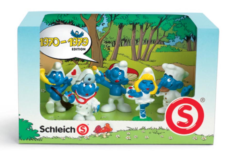 Schlumpf Jahrgangsedition 1970-79  Schleich Schlümpfe smurf puffi schtroumpf