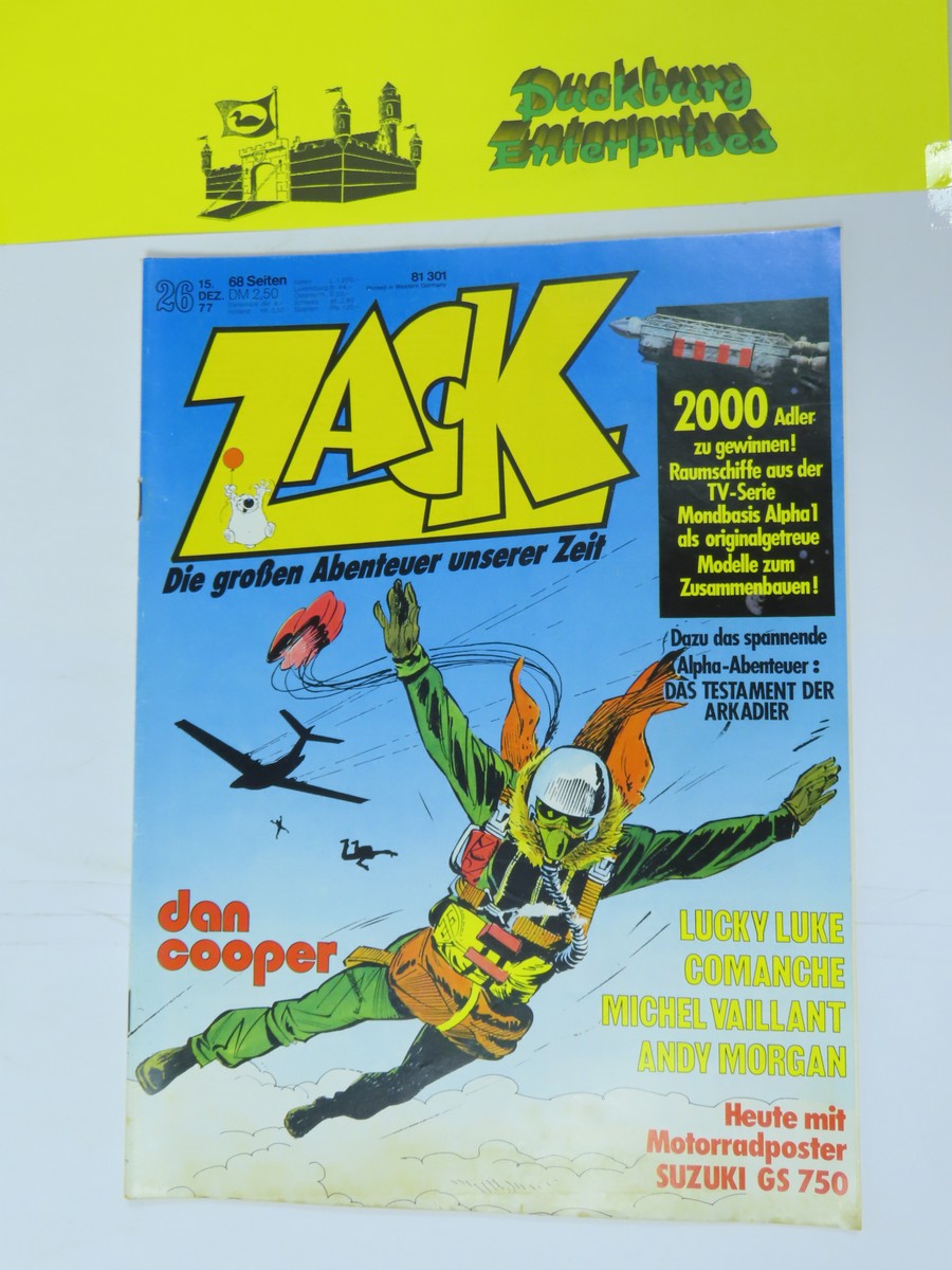 ZACK Comic Nr. 77/26 Koralle Vlg. im Zustand (1-2). 151667 ZACK Comic Nr. 77/26 Koralle Vlg. im Zustand (1-2). 151667