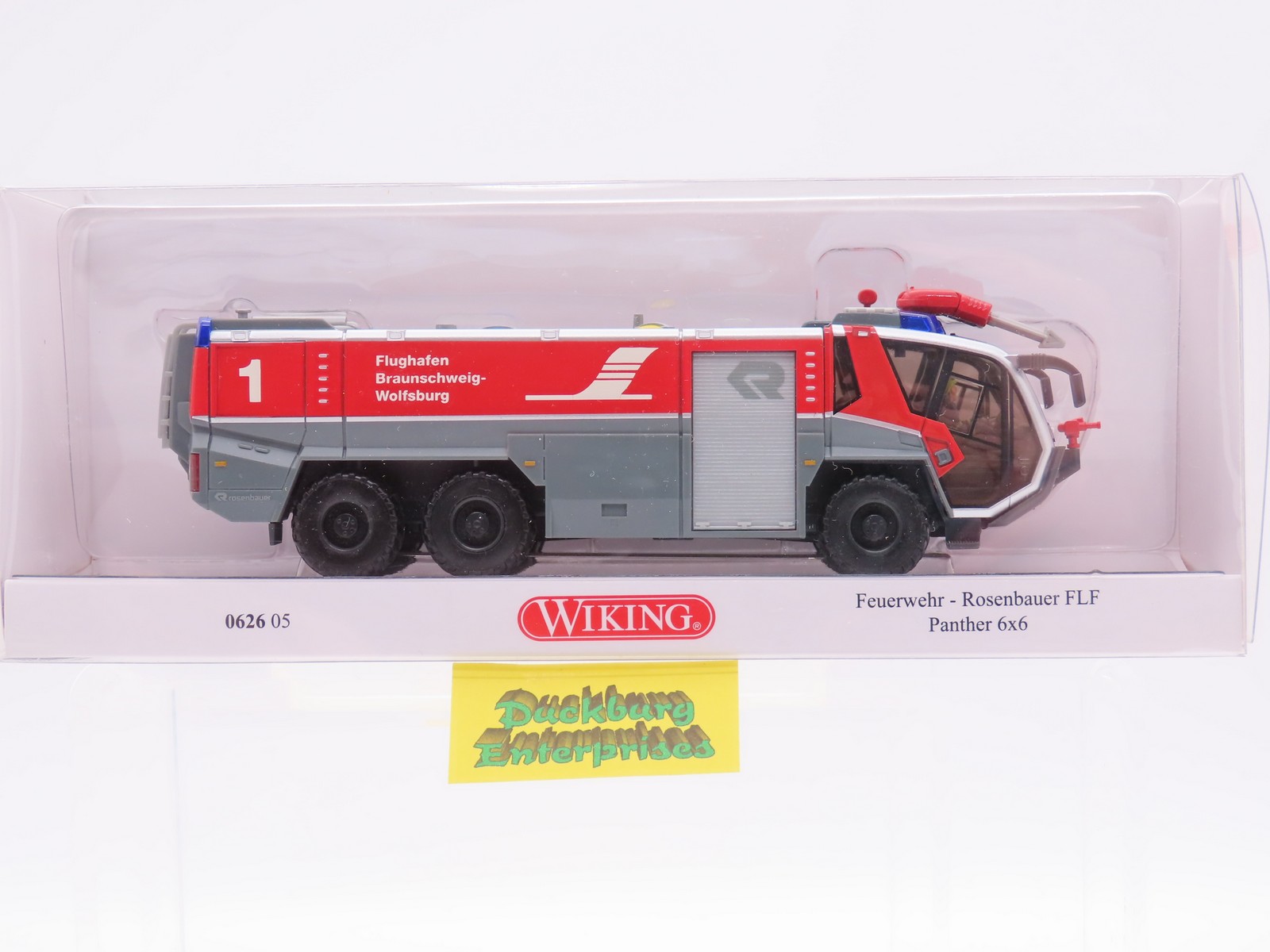 Wiking 062605 Rosenbauer Panther 6x6 Feuerwehr Braunschweig rot OVP 1:87 188047
