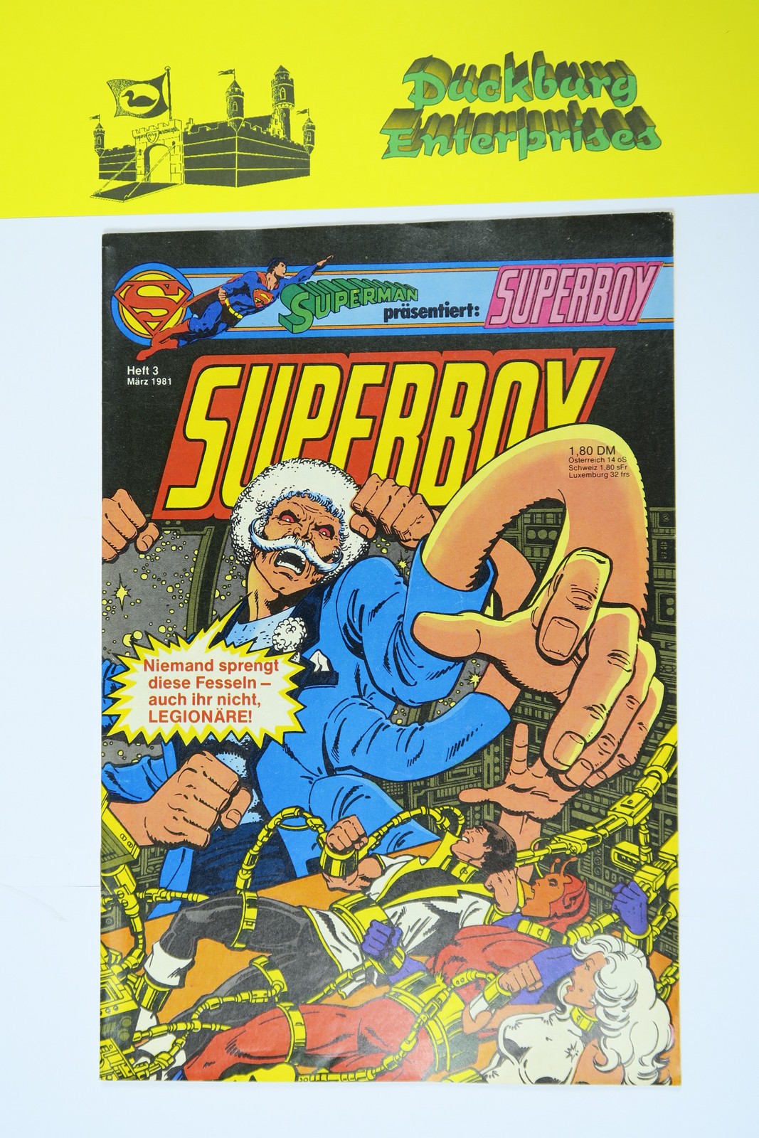 Superboy Nr. 1981/ 3 Ehapa im Zustand (0-1). 145719 Superboy Nr. 1981/ 3 Ehapa im Zustand (0-1). 145719