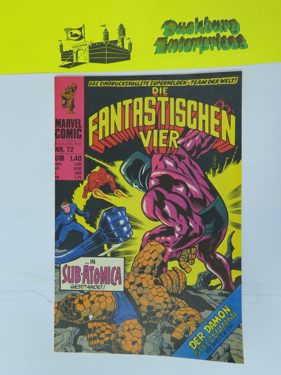 Fantastische Vier Nr. 72 Marvel Williams im Zustand (1-2). 158195 Fantastische Vier Nr. 72 Marvel Williams im Zustand (1-2). 158195