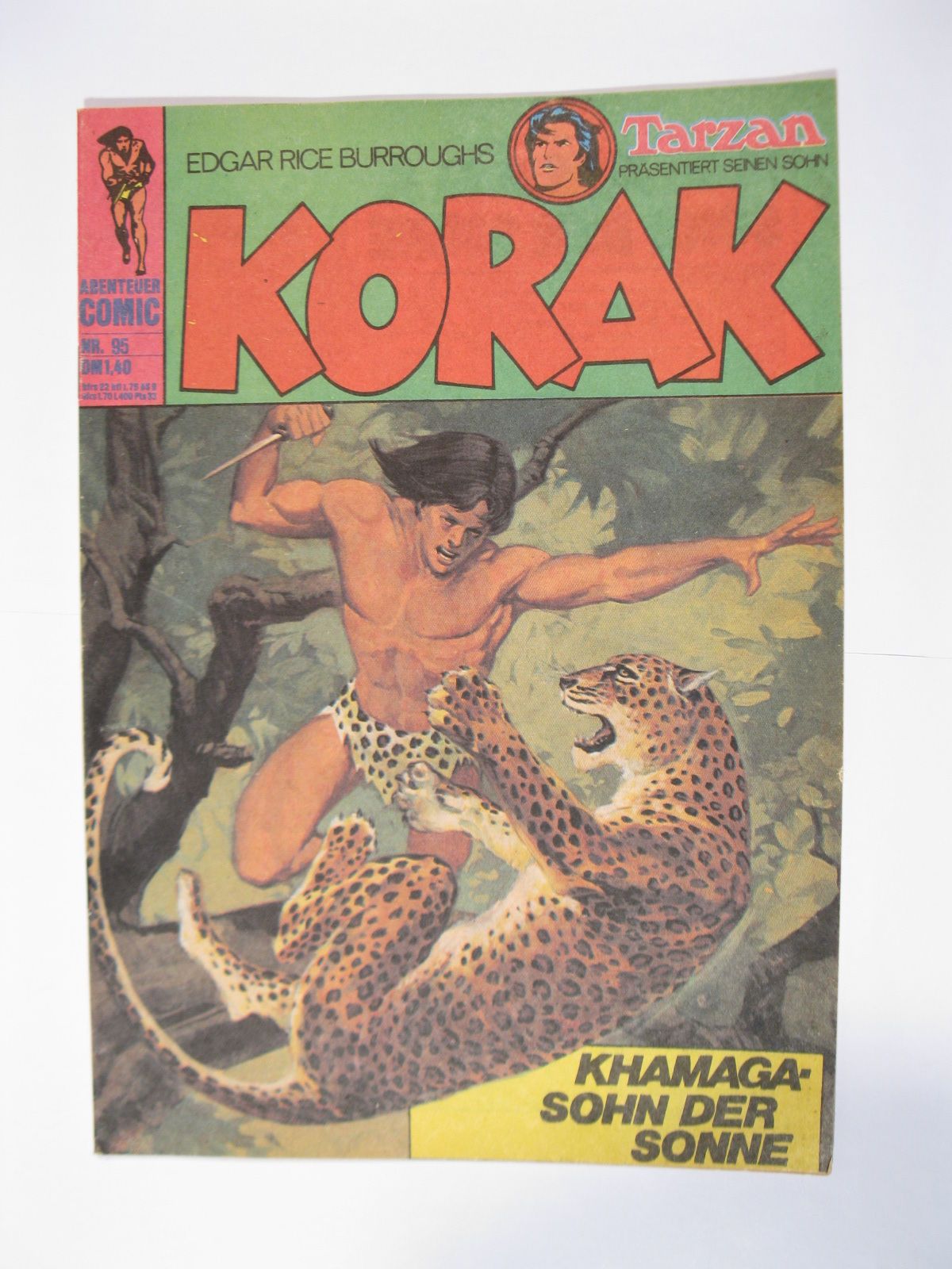 Korak, Tarzan Sohn Nr. 95 BSV Verlag im Zustand (1). 90383 Korak, Tarzan Sohn Nr. 95 BSV Verlag im Zustand (1). 90383
