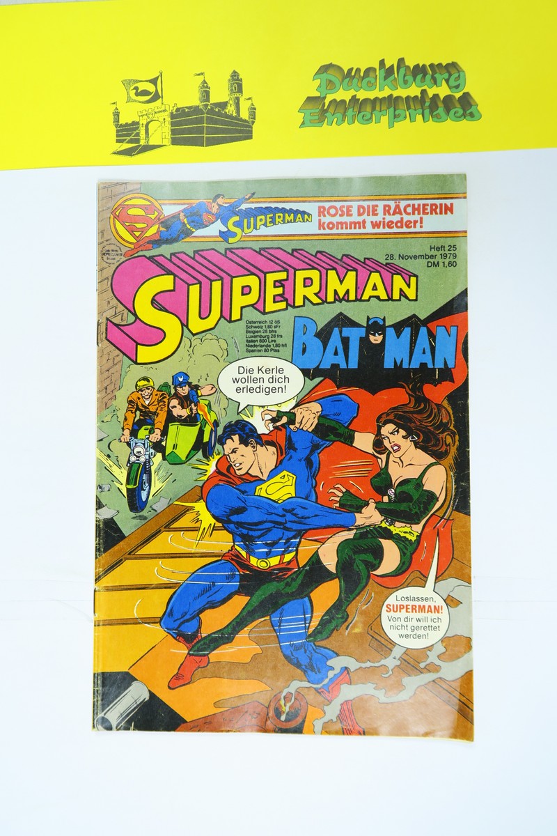 Superman Comic 1979/25 Ehapa im Zustand (2). 153683 Superman Comic 1979/25 Ehapa im Zustand (2). 153683