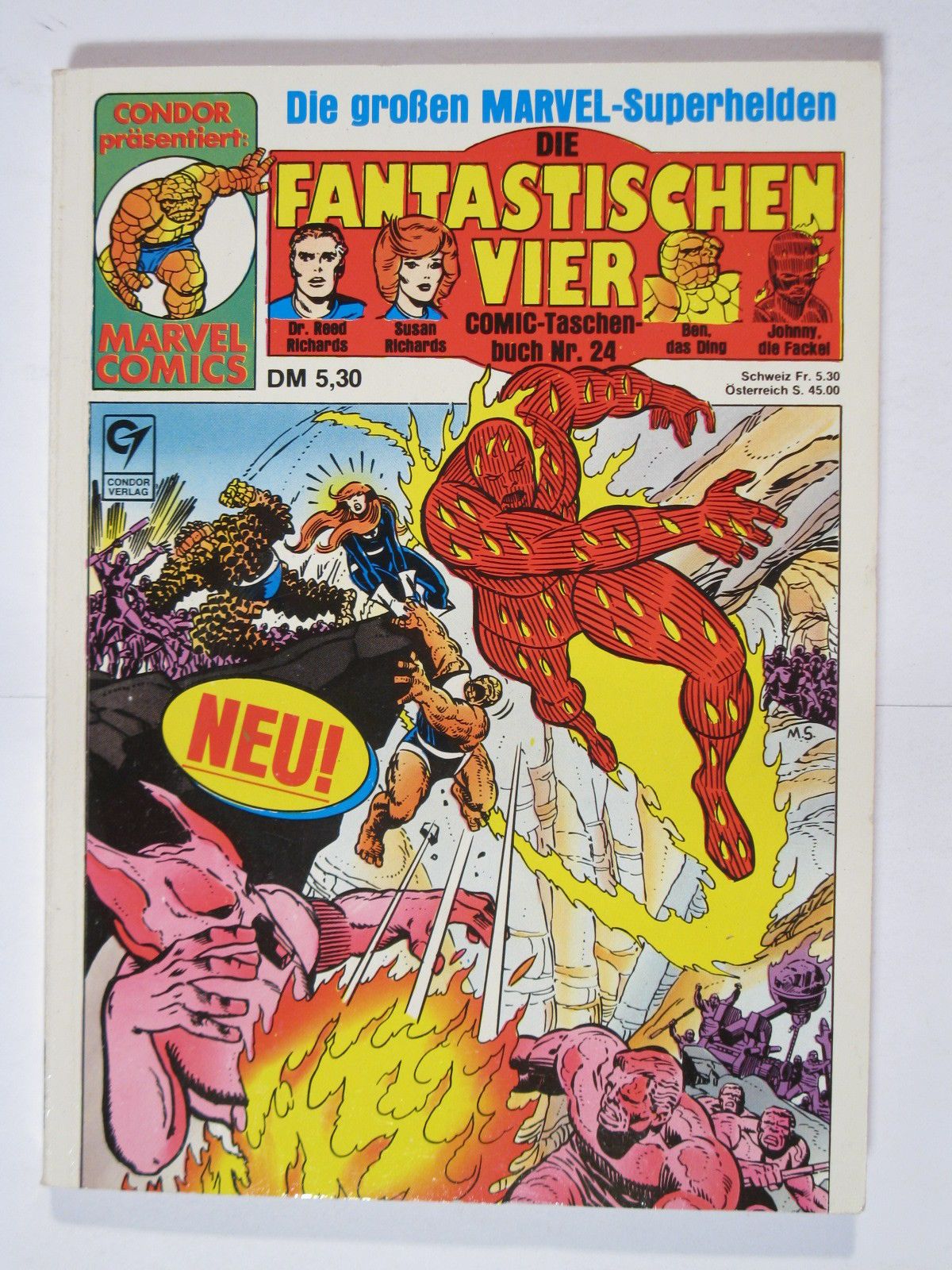 Fantastischen Vier Nr. 24 Marvel Condor Taschenbuch im Z (1). 80549 Fantastischen Vier Nr. 24 Marvel Condor Taschenbuch im Z (1). 80549
