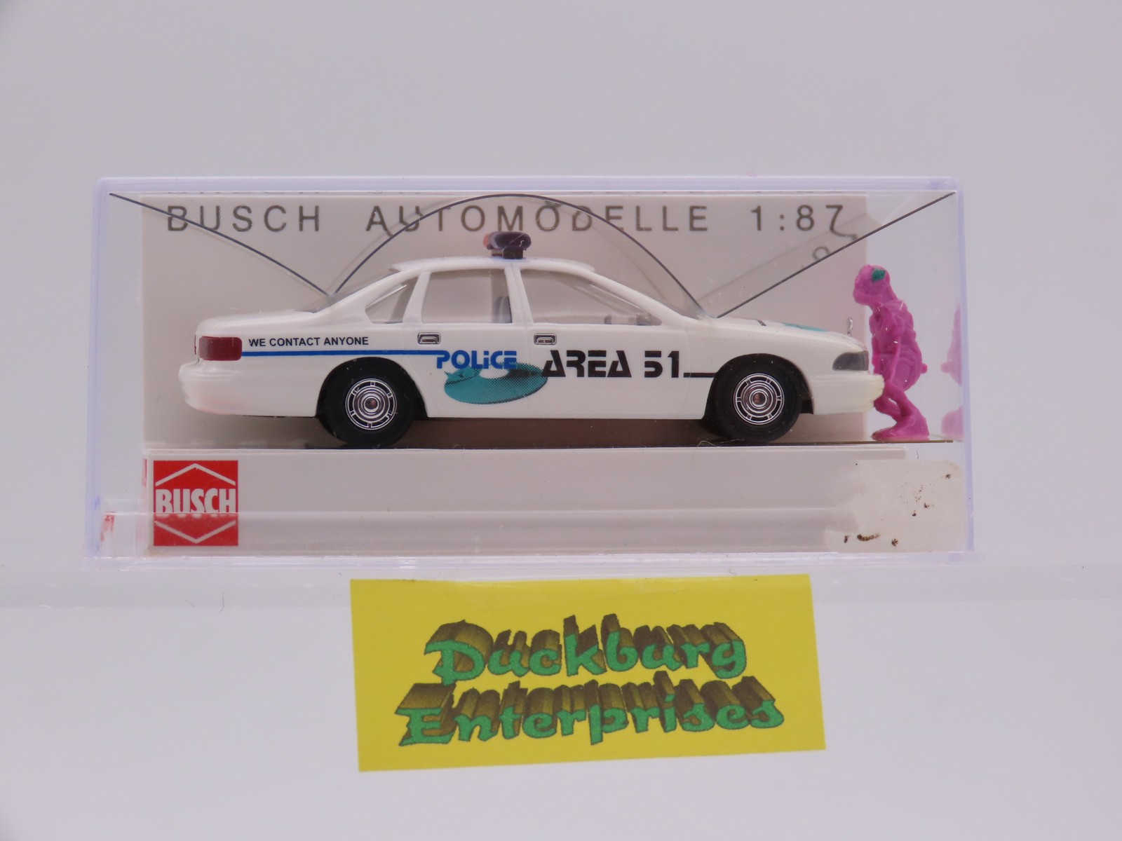 Busch 47621 Chevrolet Caprice Police Area 51 Alien weiß in OVP 1:87 187745 Busch 47621 Chevrolet Caprice Police Area 51 Alien weiß in OVP 1:87 187745
