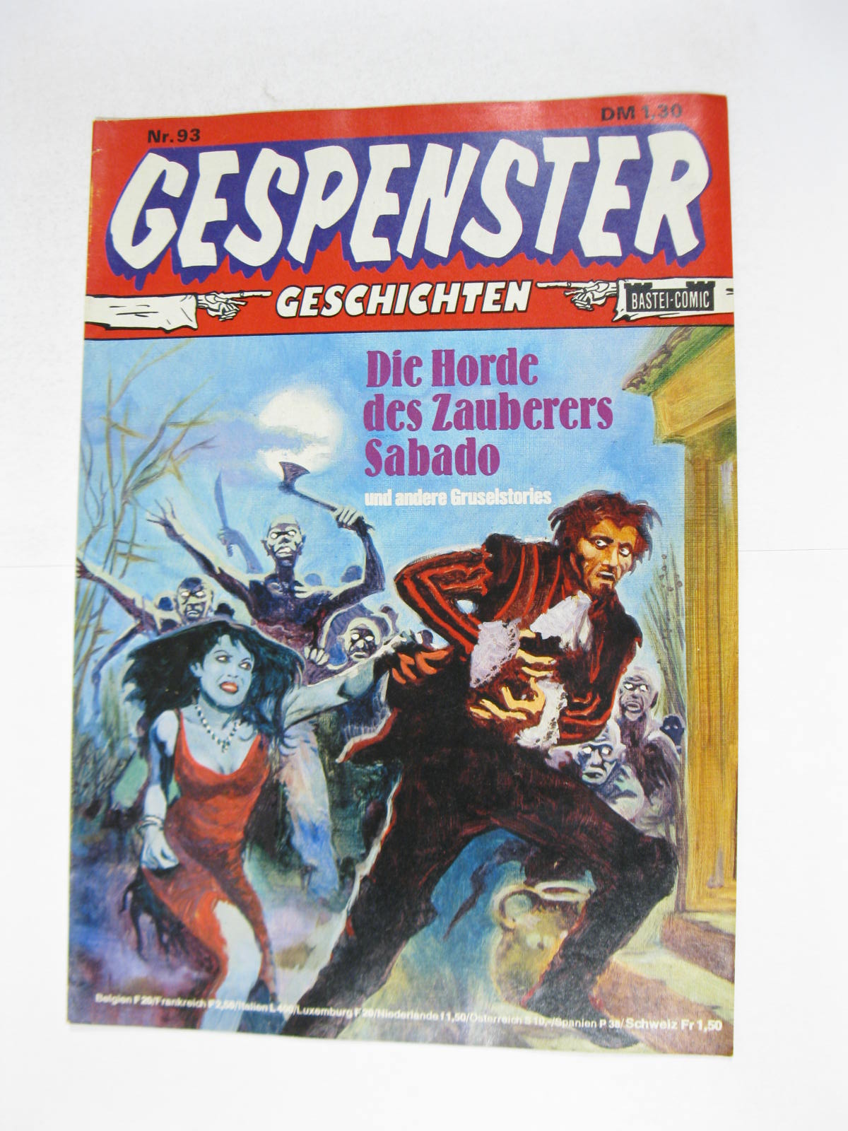 Gespenster Geschichten Nr. 93 Bastei im Zustand (1). 123205 Gespenster Geschichten Nr. 93 Bastei im Zustand (1). 123205