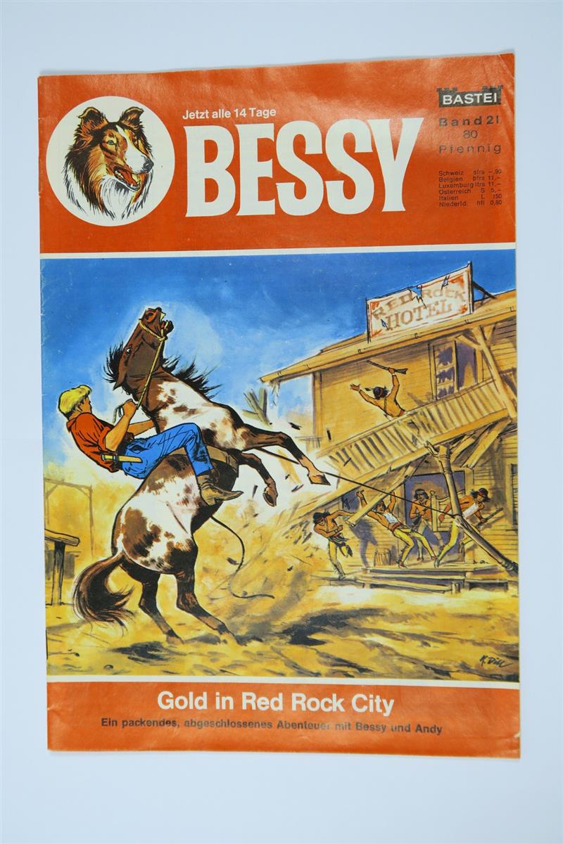 Bessy Comic-Heft Nr. 21 Bastei im Zustand (1/1-2). 141715 Bessy Comic-Heft Nr. 21 Bastei im Zustand (1/1-2). 141715