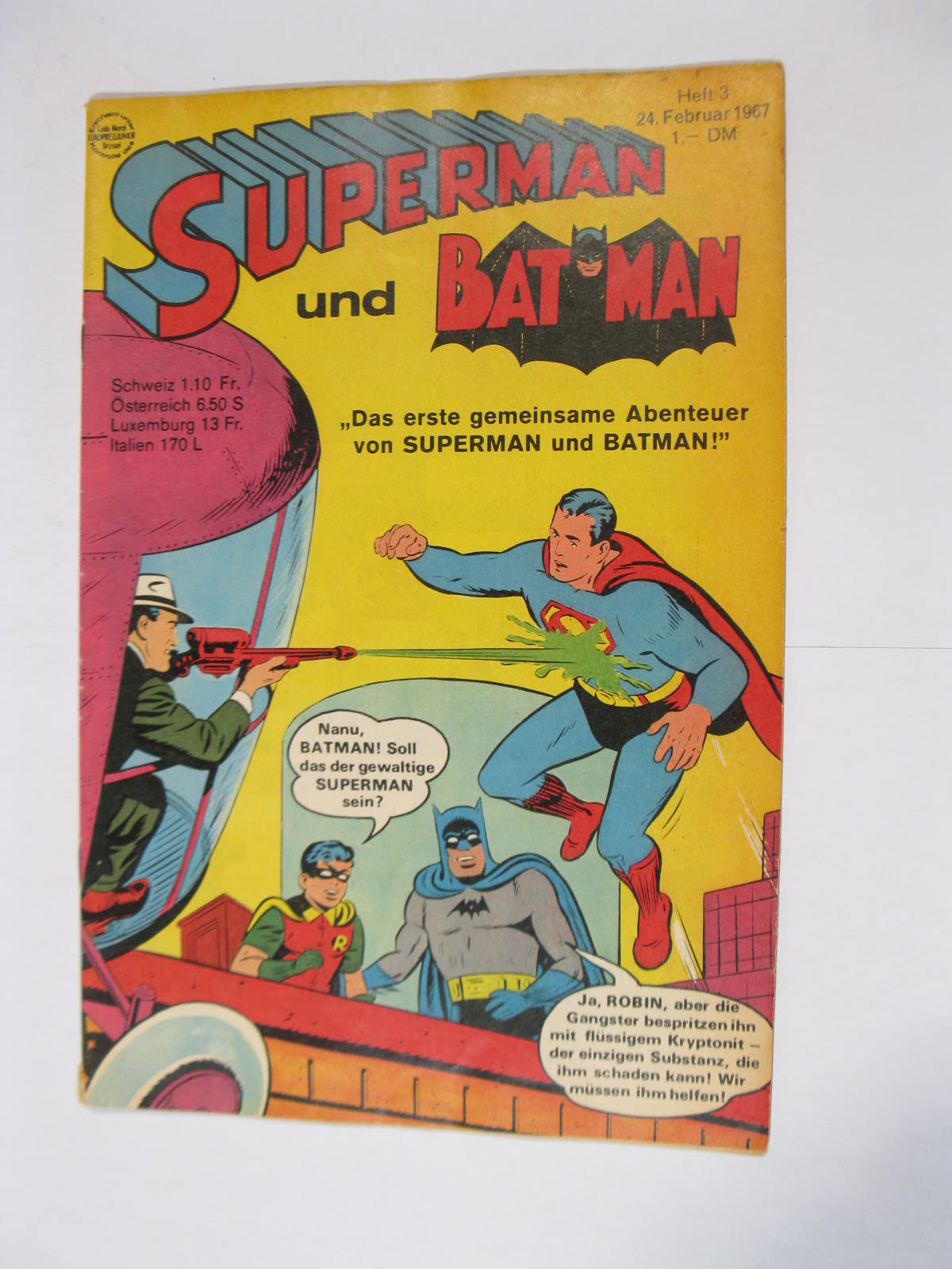 Superman Comic 1967/ 3 Ehapa im Zustand (2). 113125 Superman Comic 1967/ 3 Ehapa im Zustand (2). 113125