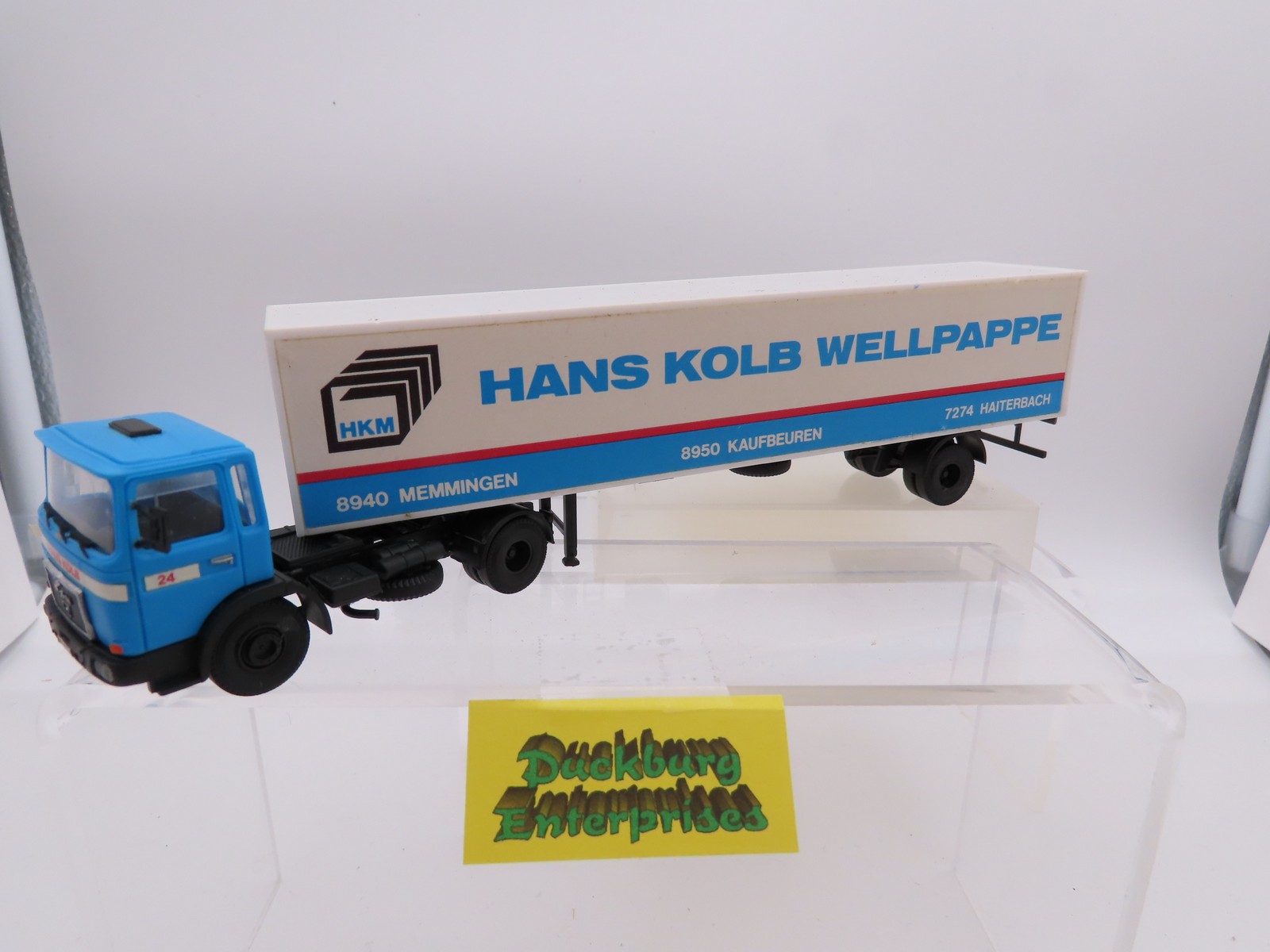 Kibri 1:87 LKW x MAN Sattelzug Hans Kolb Wellpappe Haiterbach lose 178815 Kibri 1:87 LKW x MAN Sattelzug Hans Kolb Wellpappe Haiterbach lose 178815