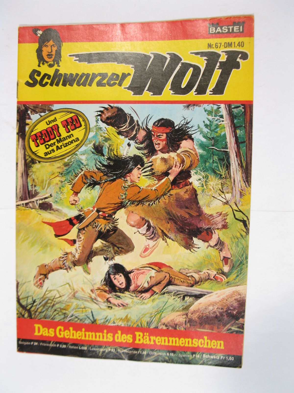 Schwarzer Wolf Nr. 67 Bastei im Zustand (1/1-2). 86093 Schwarzer Wolf Nr. 67 Bastei im Zustand (1/1-2). 86093