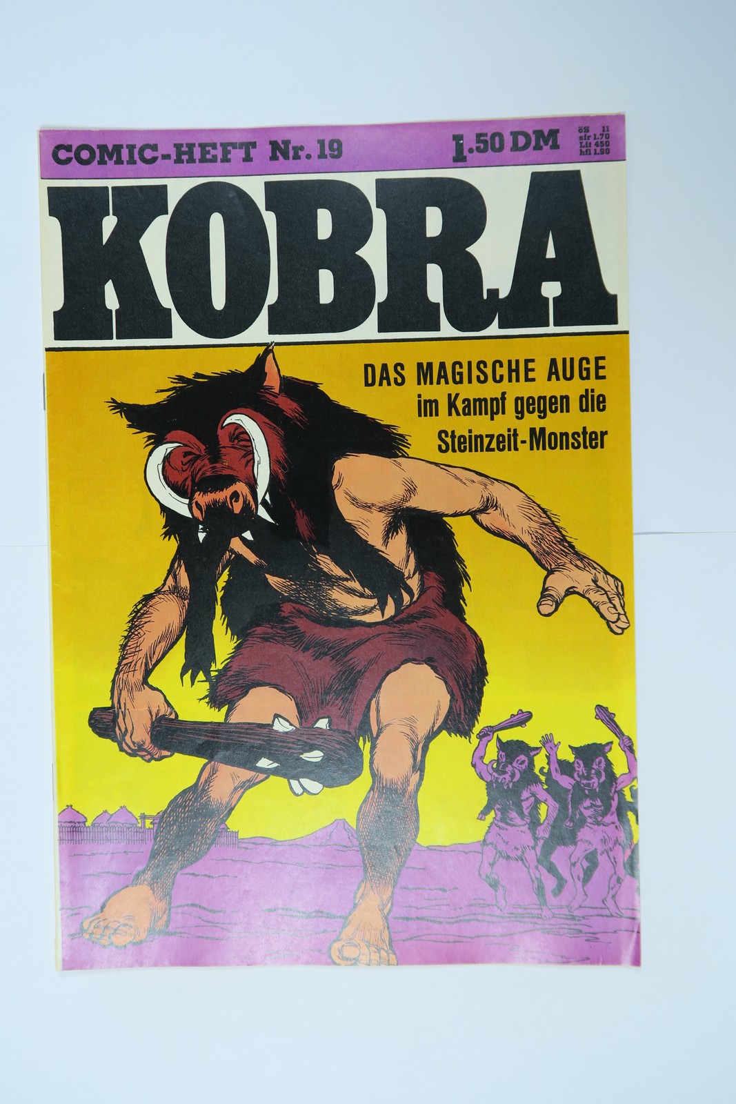 Kobra Comic 1976/19  Gevacur im Zustand (1). 145521