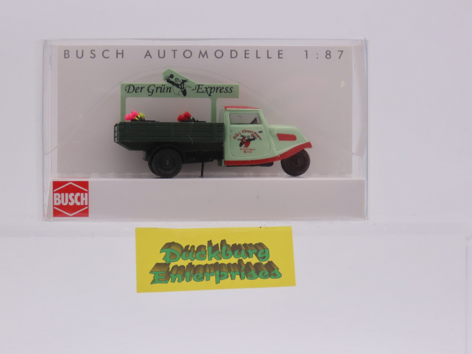 Busch 40646 Tempo Dreirad Ellas Flower Power grün in OVP 1:87 187713 Busch 40646 Tempo Dreirad Ellas Flower Power grün in OVP 1:87 187713