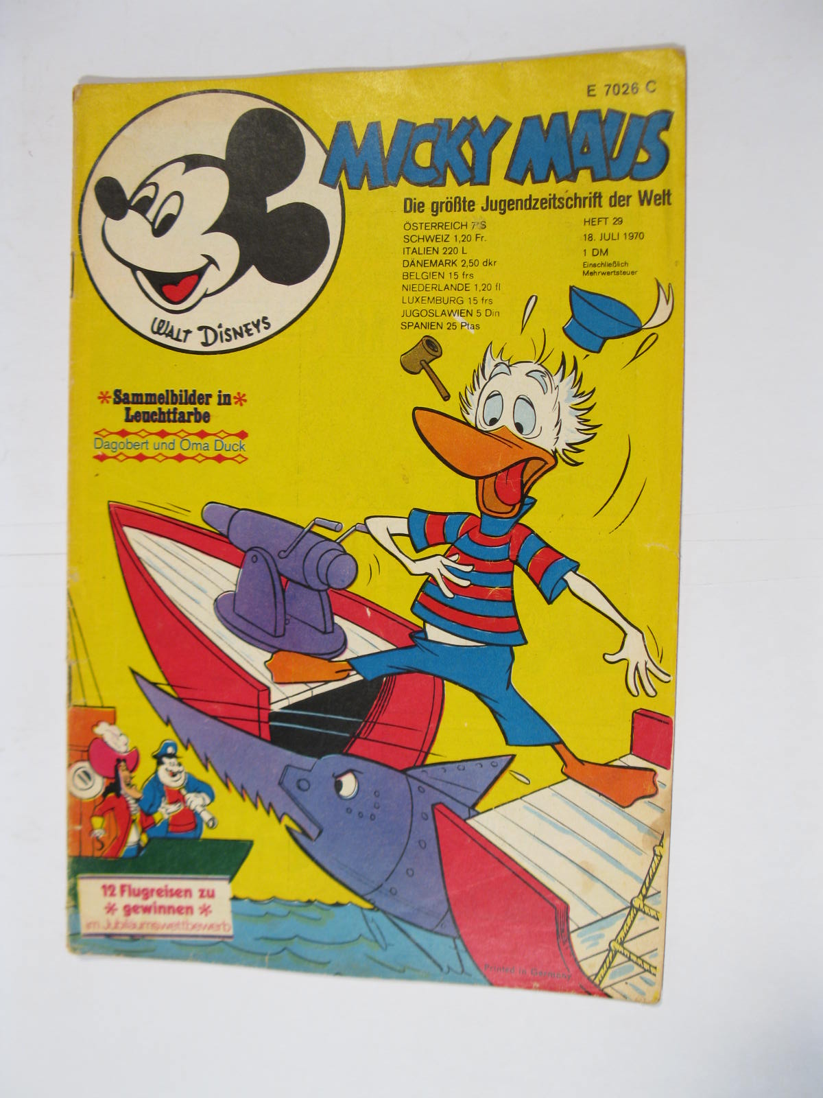 Micky Maus 1970/29 vom 18.7.70  Ehapa im Zustand (2). 109705 Micky Maus 1970/29 vom 18.7.70  Ehapa im Zustand (2). 109705