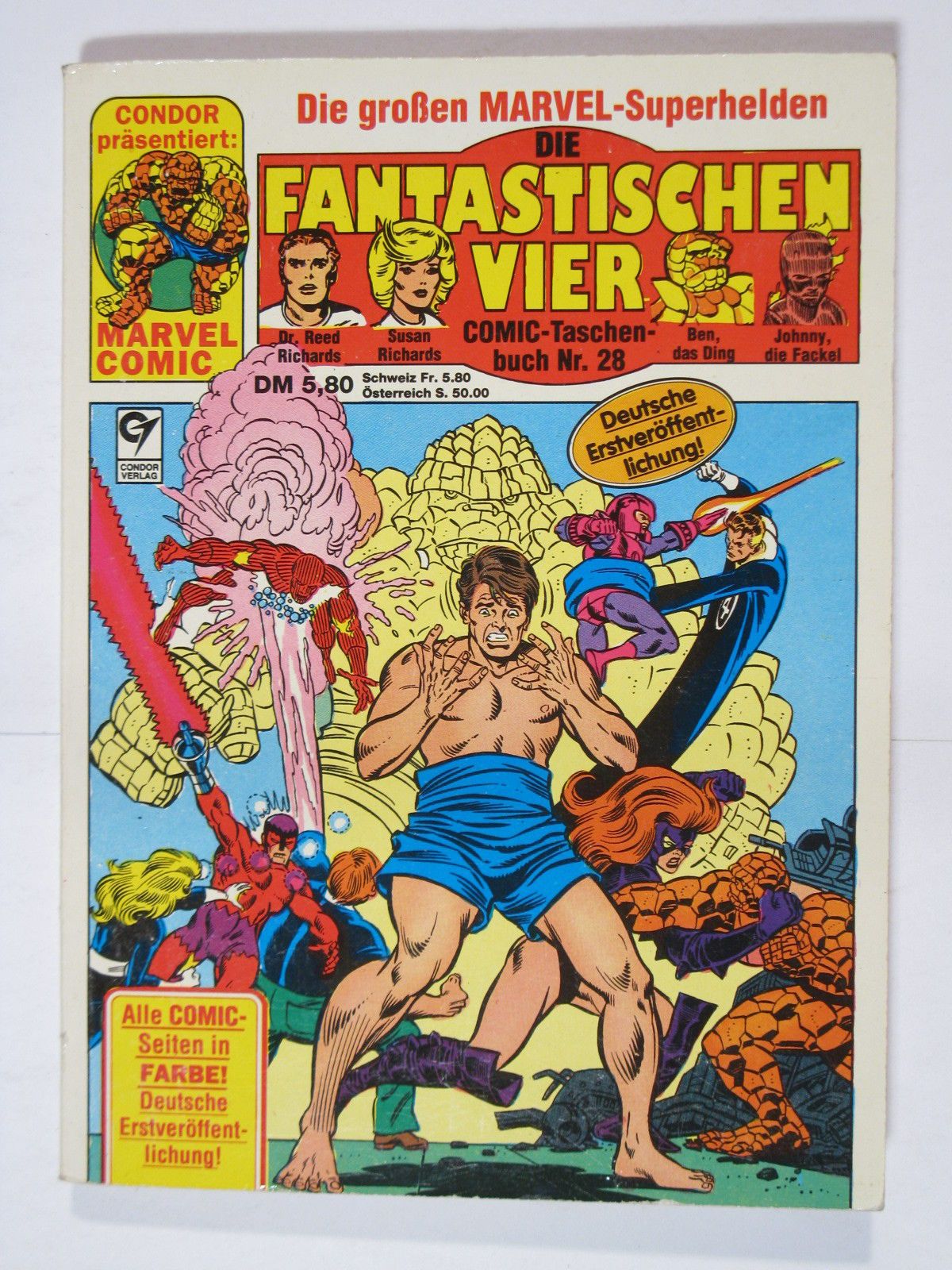 Fantastischen Vier Nr. 28 Marvel Condor Taschenbuch im Z (1). 80557 Fantastischen Vier Nr. 28 Marvel Condor Taschenbuch im Z (1). 80557