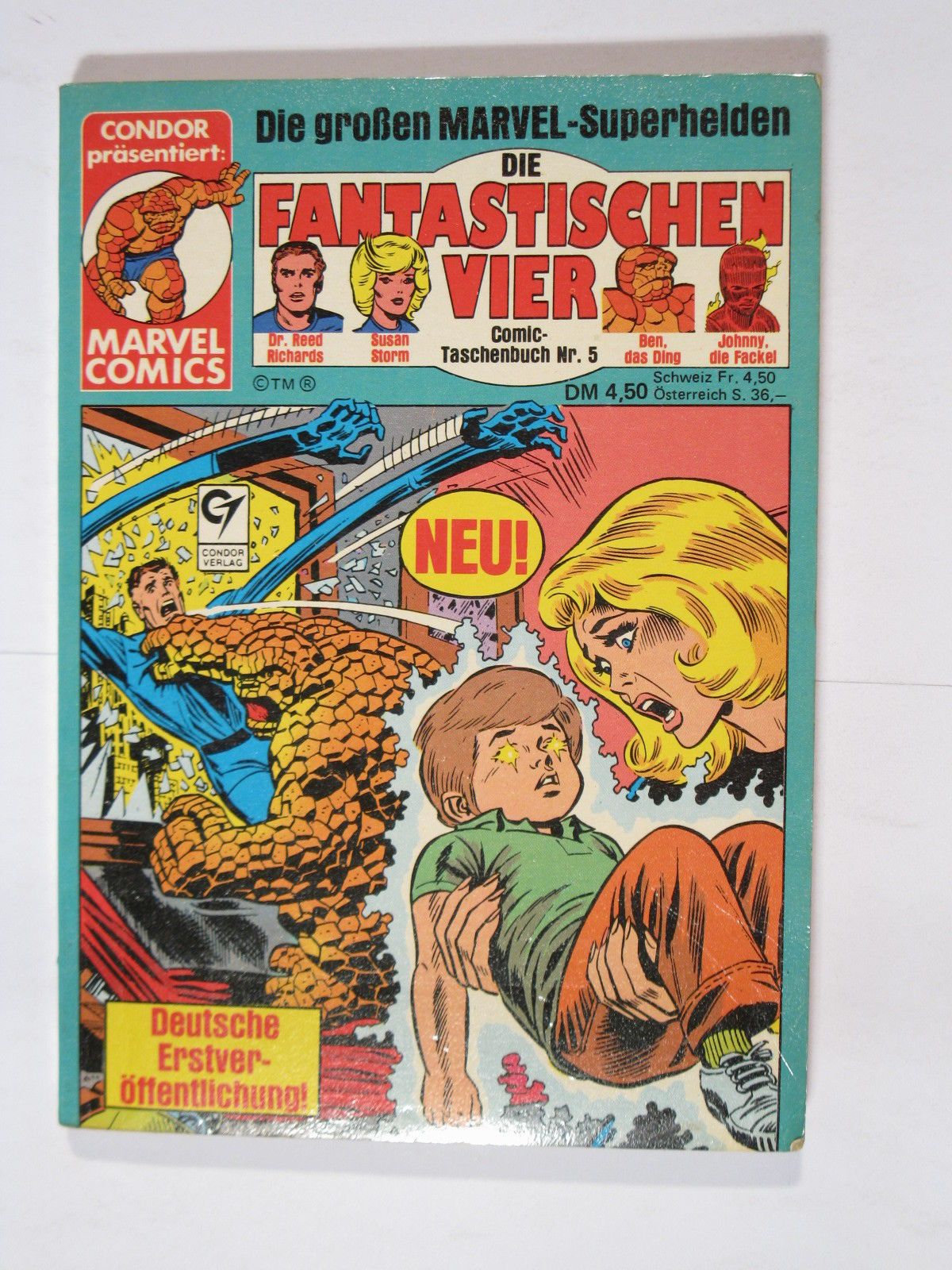 Fantastischen Vier Nr. 5 Marvel Condor Taschenbuch im Z (1). 80461 Fantastischen Vier Nr. 5 Marvel Condor Taschenbuch im Z (1). 80461