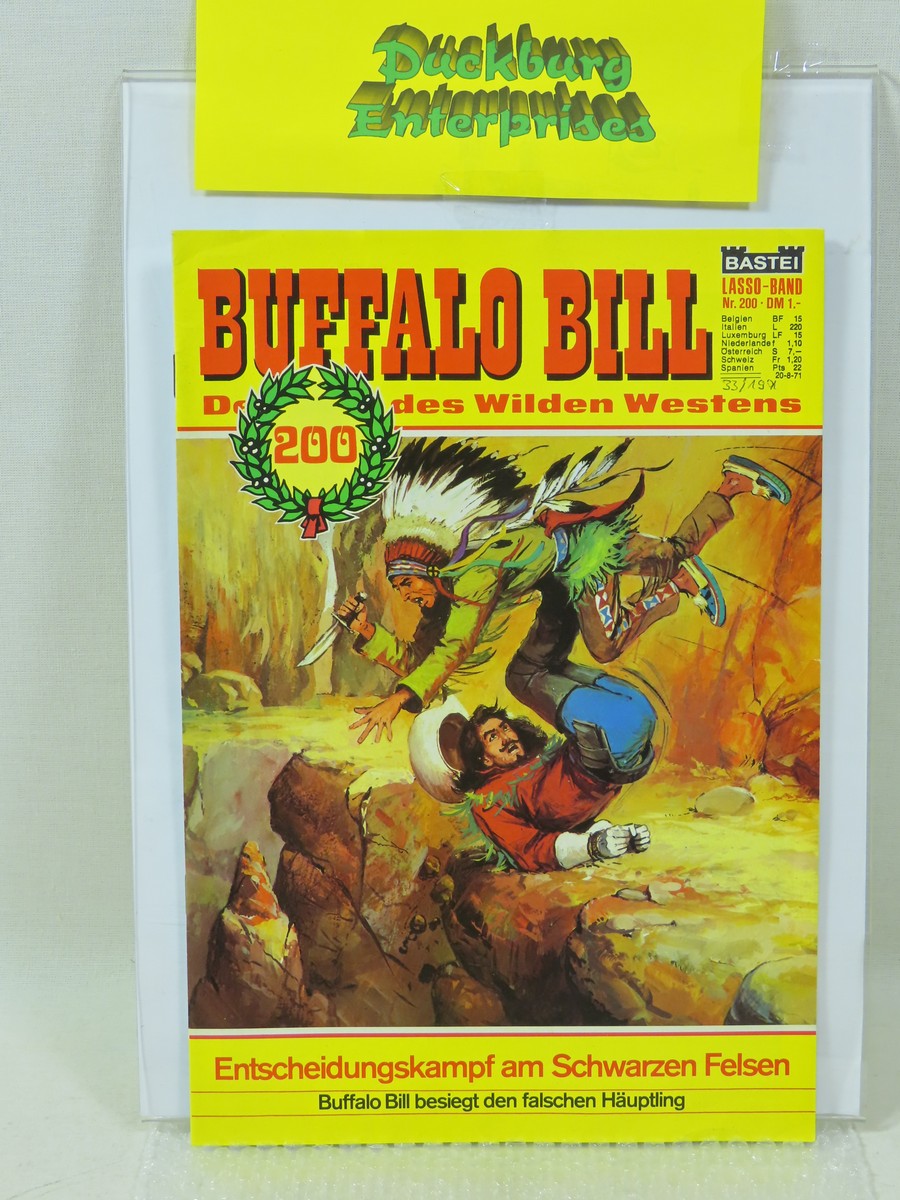Lasso / Buffalo Bill MIT Poster Nr. 200  Bastei im Zustand (2 T NZ ). 196027