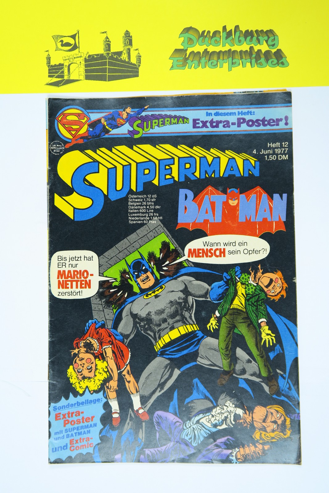 Superman Comic 1977/12 Ehapa im Zustand (2). 145701 Superman Comic 1977/12 Ehapa im Zustand (2). 145701
