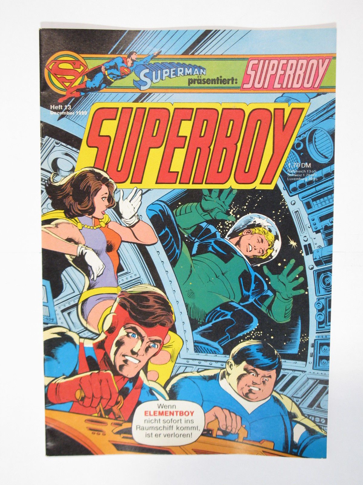 Superboy Nr. 1980/13 Ehapa im Zustand (1). 66405 Superboy Nr. 1980/13 Ehapa im Zustand (1). 66405