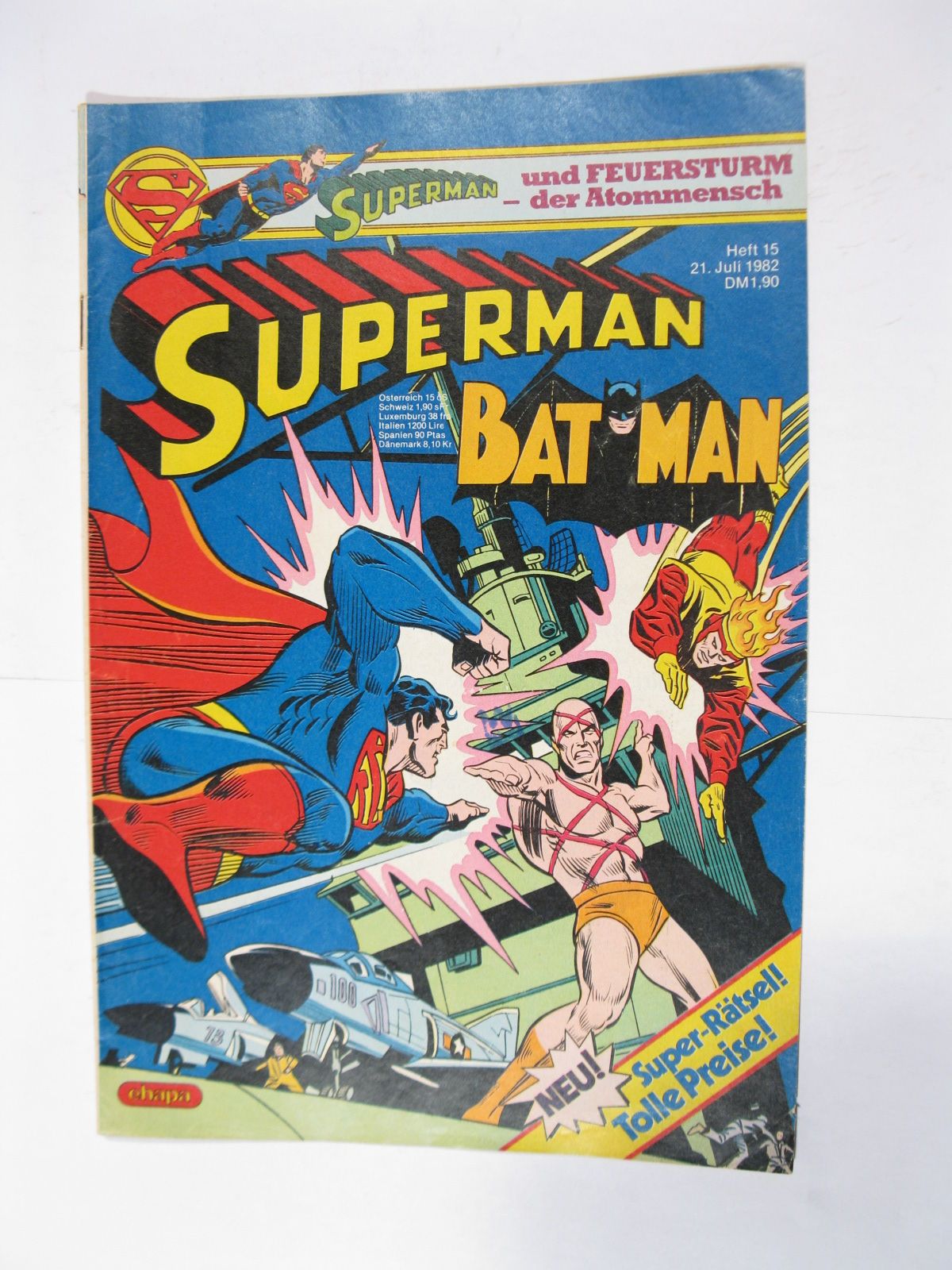 Superman Comic 1982/15 Ehapa im Zustand (1-2/2). Superman Comic 1982/15 Ehapa im Zustand (1-2/2).