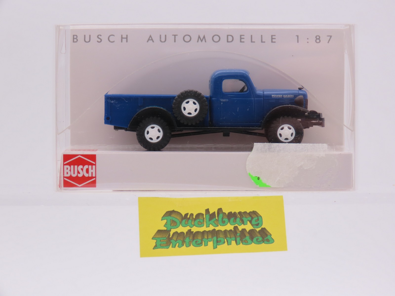 Busch 44000 Dodge Power Wagon Lieferwagen dunkelblau in OVP 1:87 187793 Busch 44000 Dodge Power Wagon Lieferwagen dunkelblau in OVP 1:87 187793