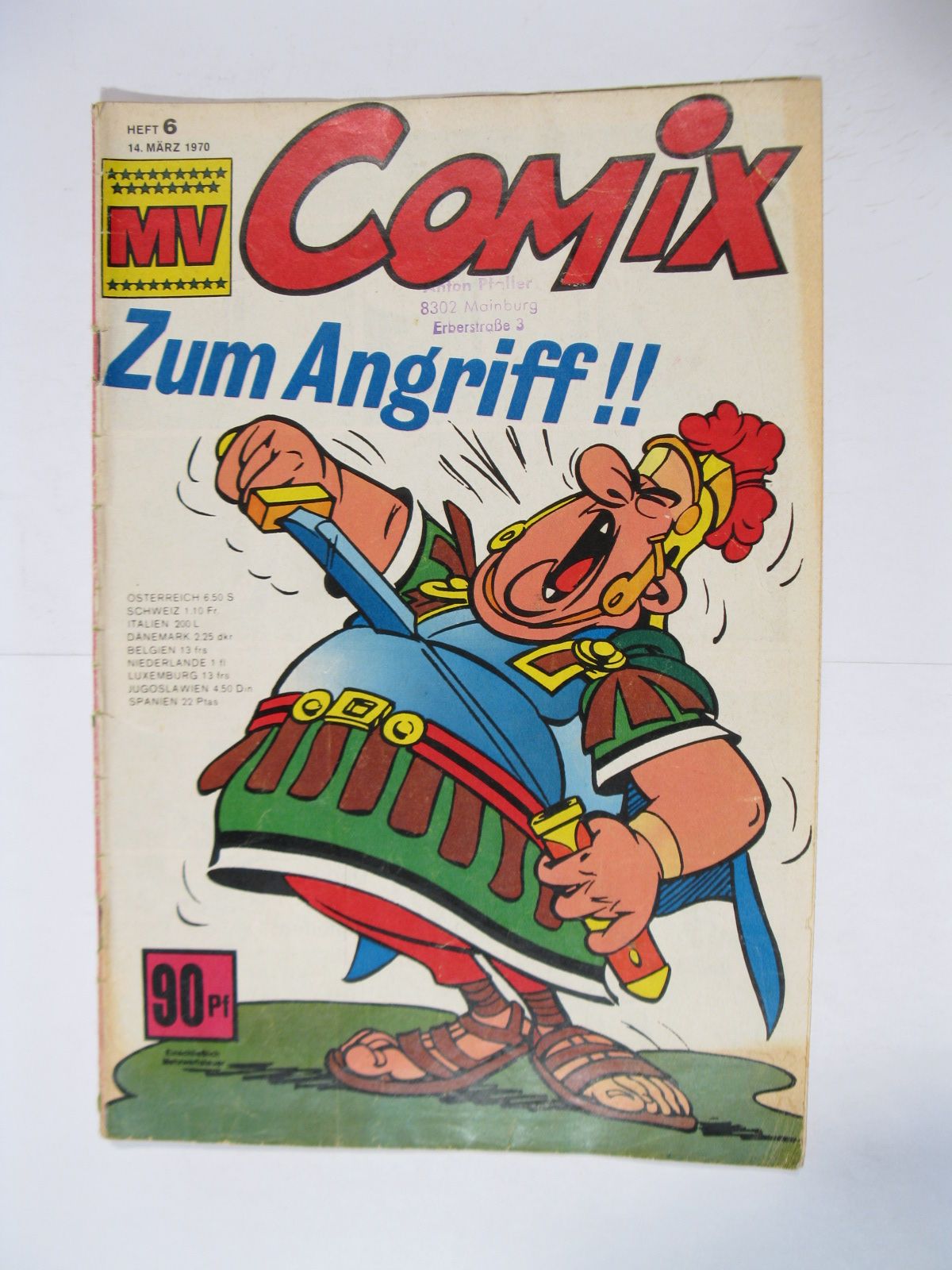Mickyvision / MV Comix 1970/ 6 Ehapa im Zustand (2-3 St). 95187 Mickyvision / MV Comix 1970/ 6 Ehapa im Zustand (2-3 St). 95187